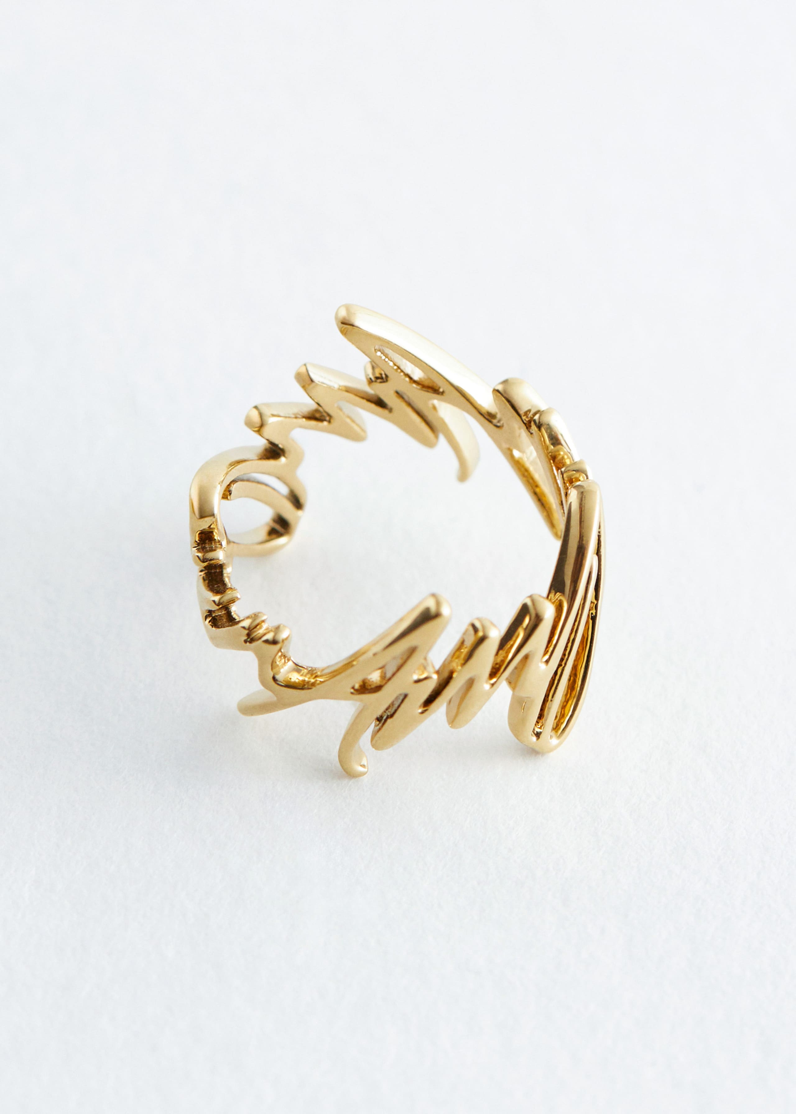 Image of Text-Motif Ring