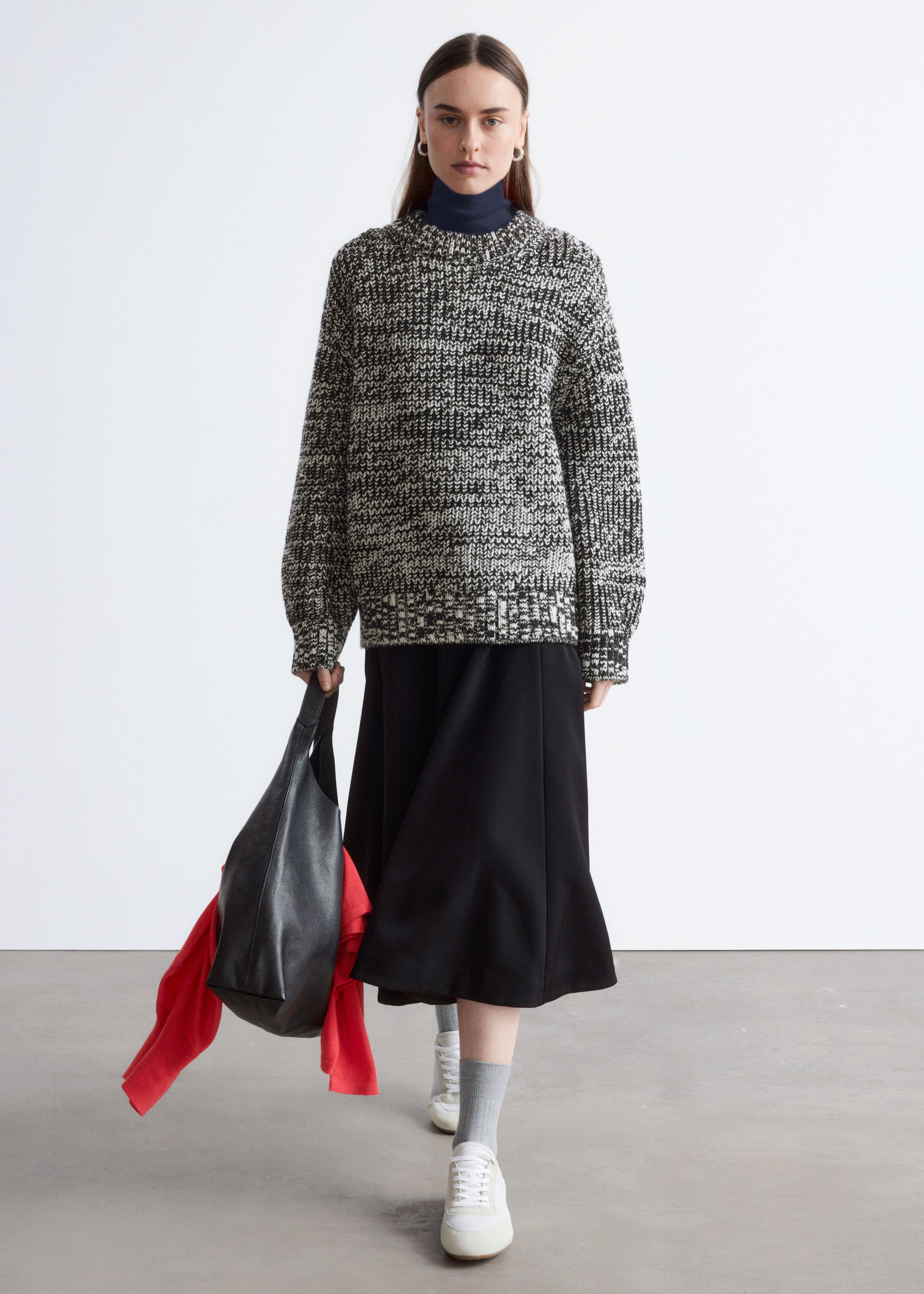 Image of Voluminous Midi Skirt