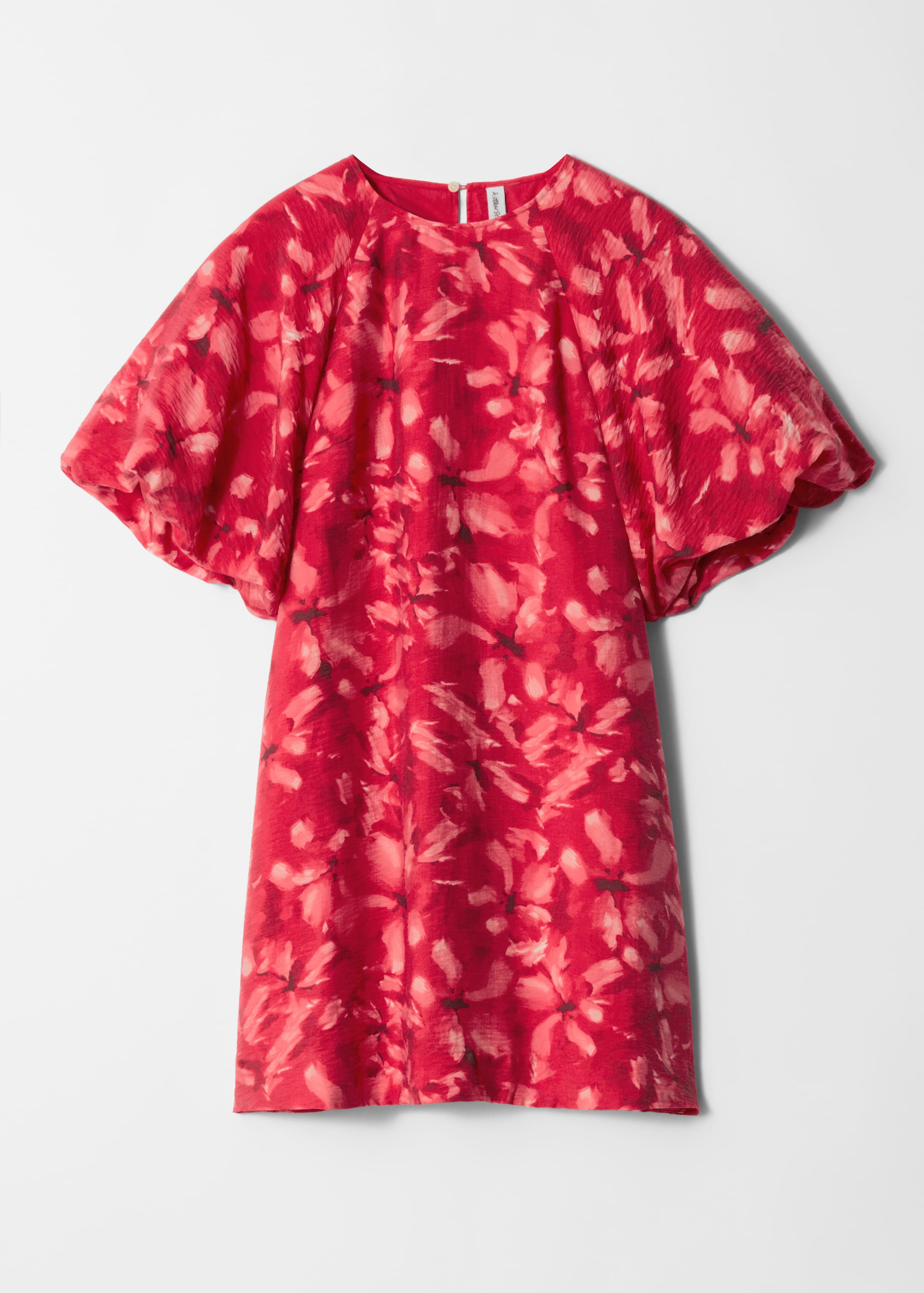Grotere afbeelding bekijken: Mini-jurk met pofmouwen - Red Floral - DAMES | H&M BE 4