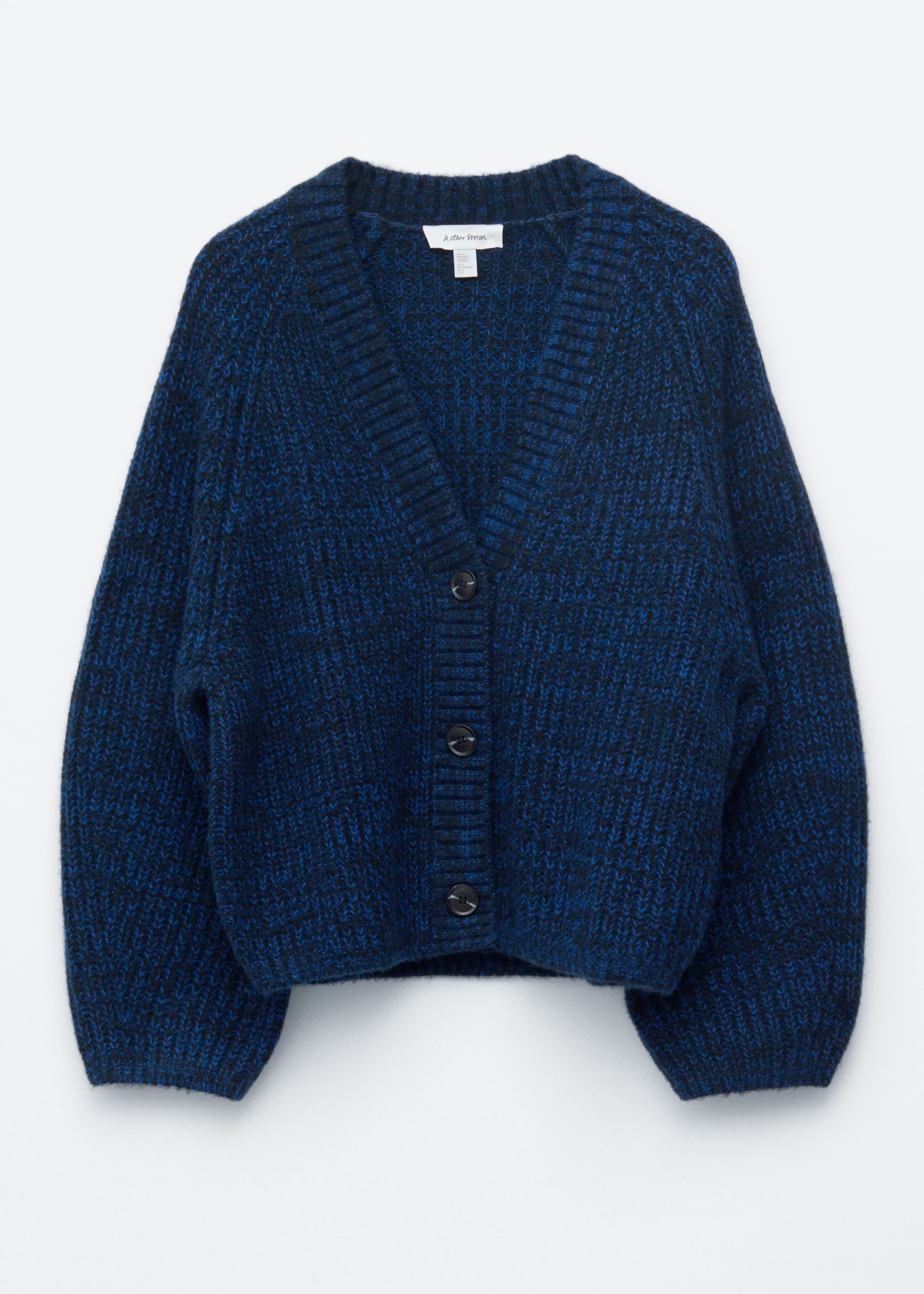 Image of Chunky Rib-Knit Cardigan