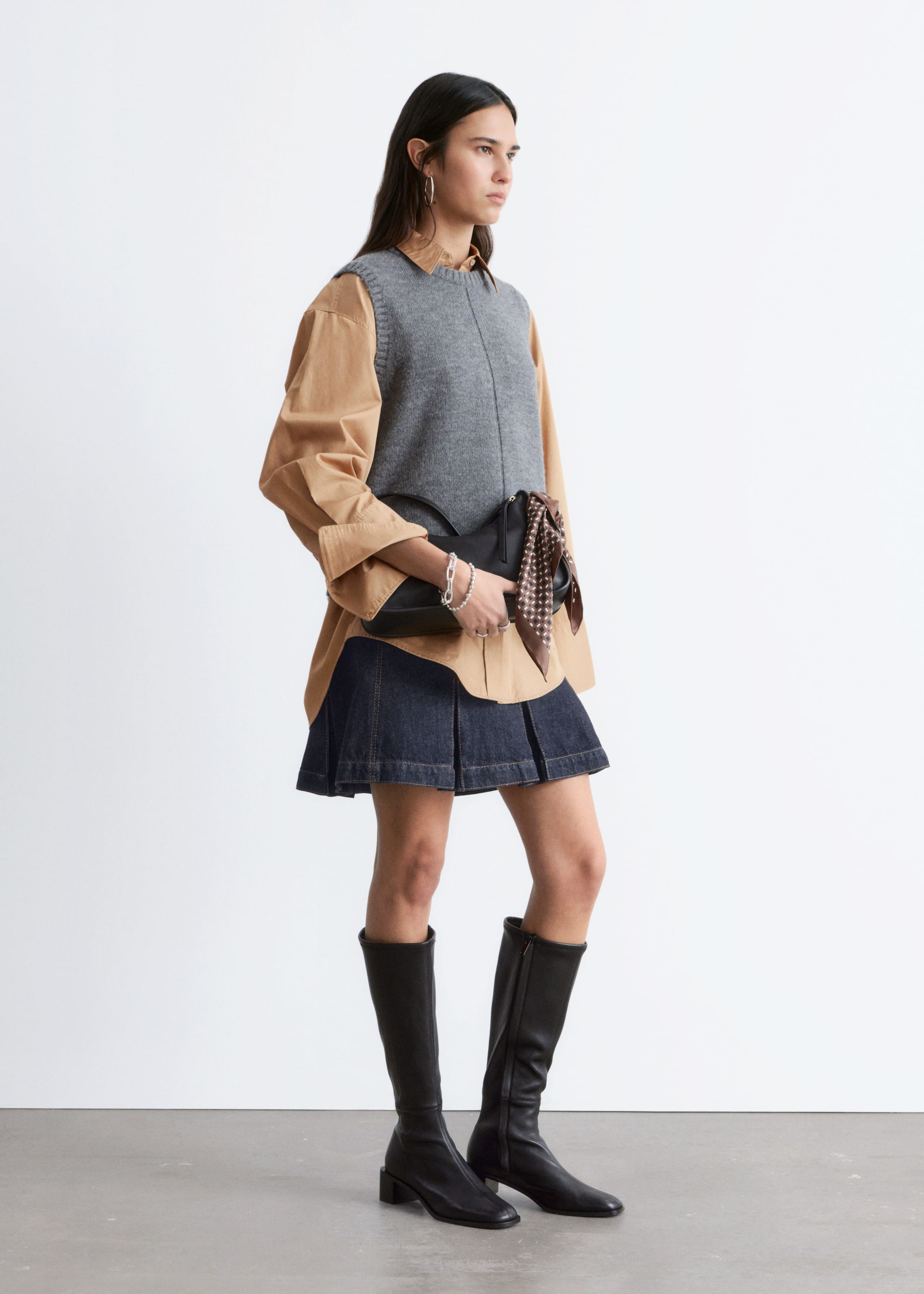 Image of Knitted Sweater Vest