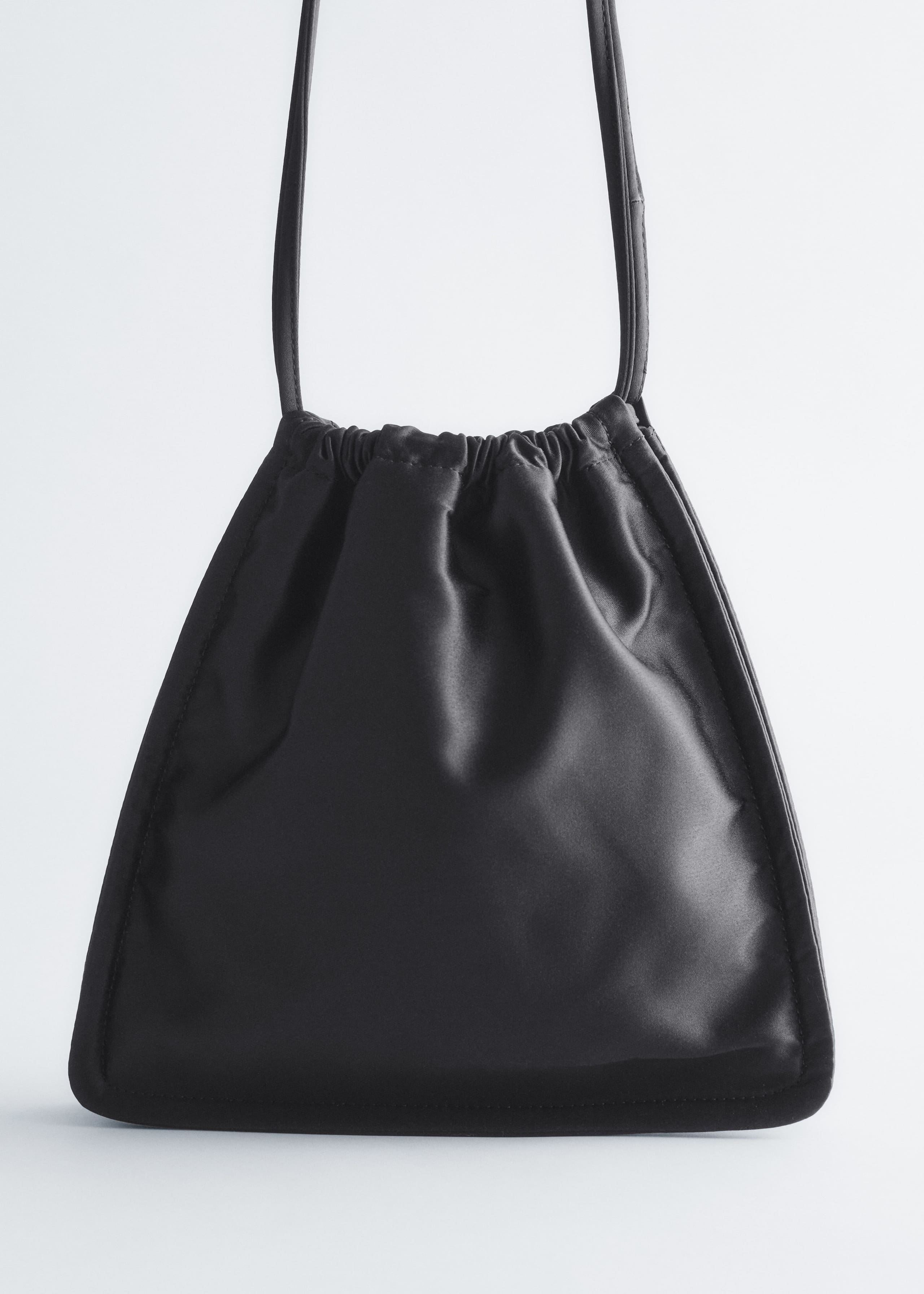 Image of Satinväska med dragsko