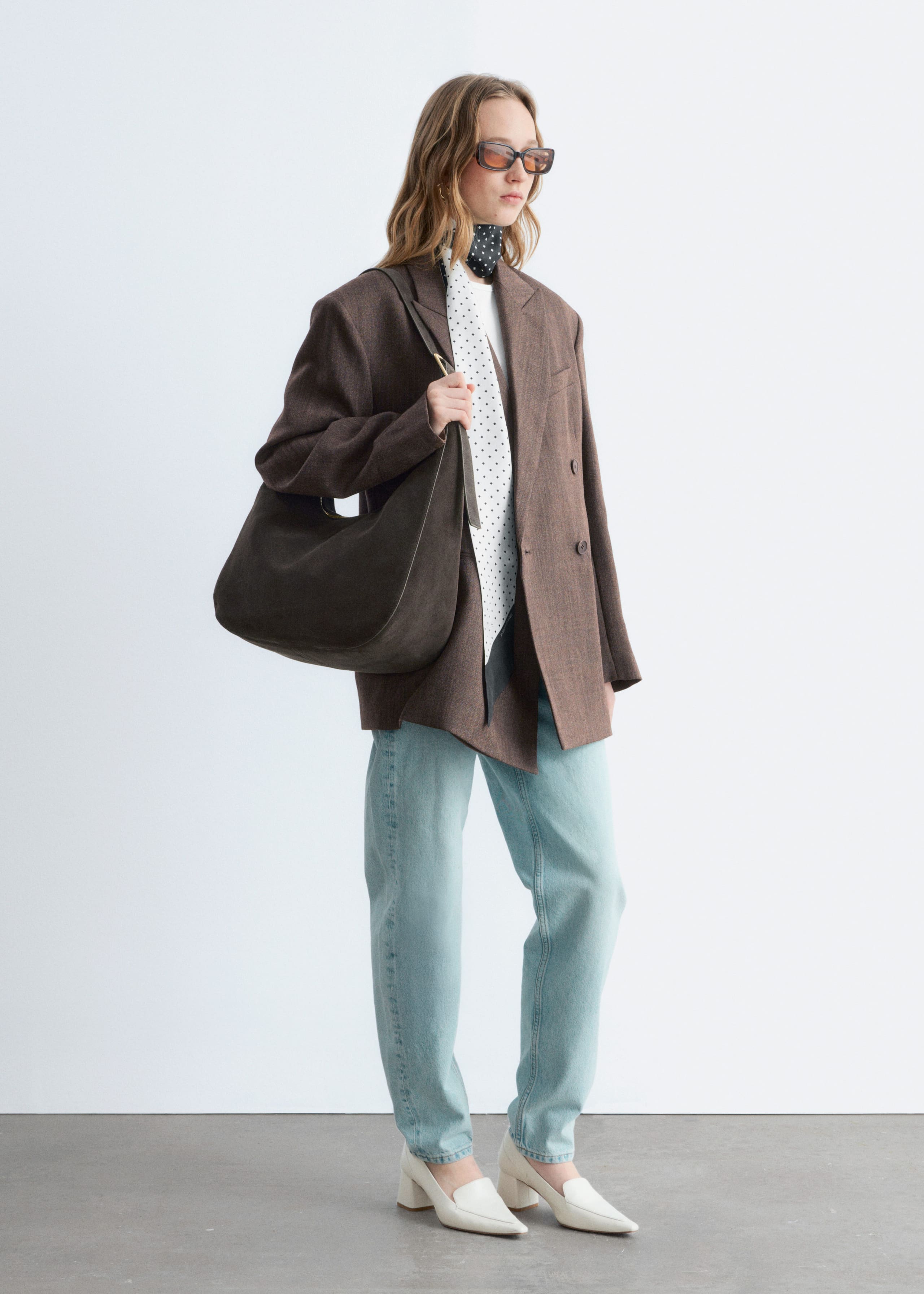 Image of Double-Breasted Wool Blazer