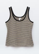Beige/Black Stripes