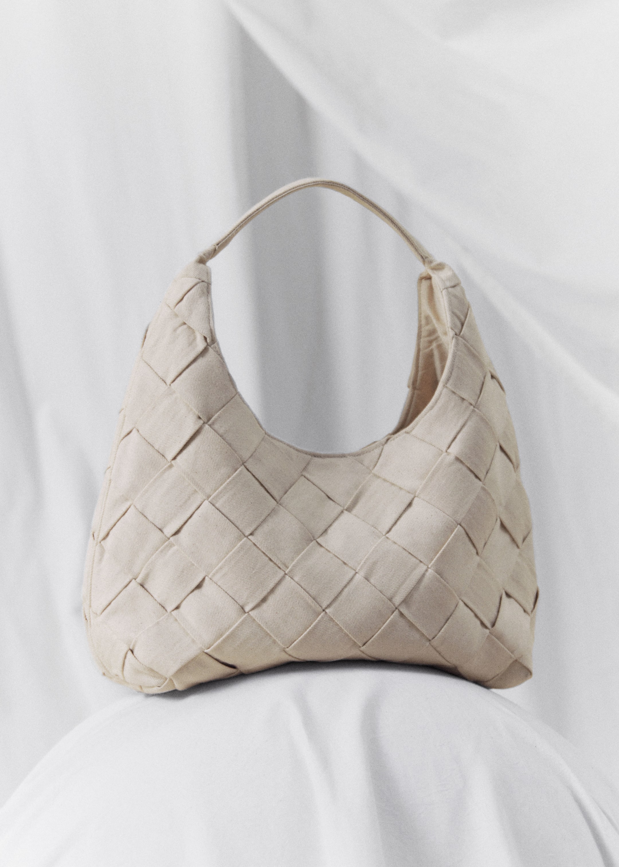 Ingrandisci l'immagine: Braided Denim Tote - Wheat - DONNA | H&M CH 1
