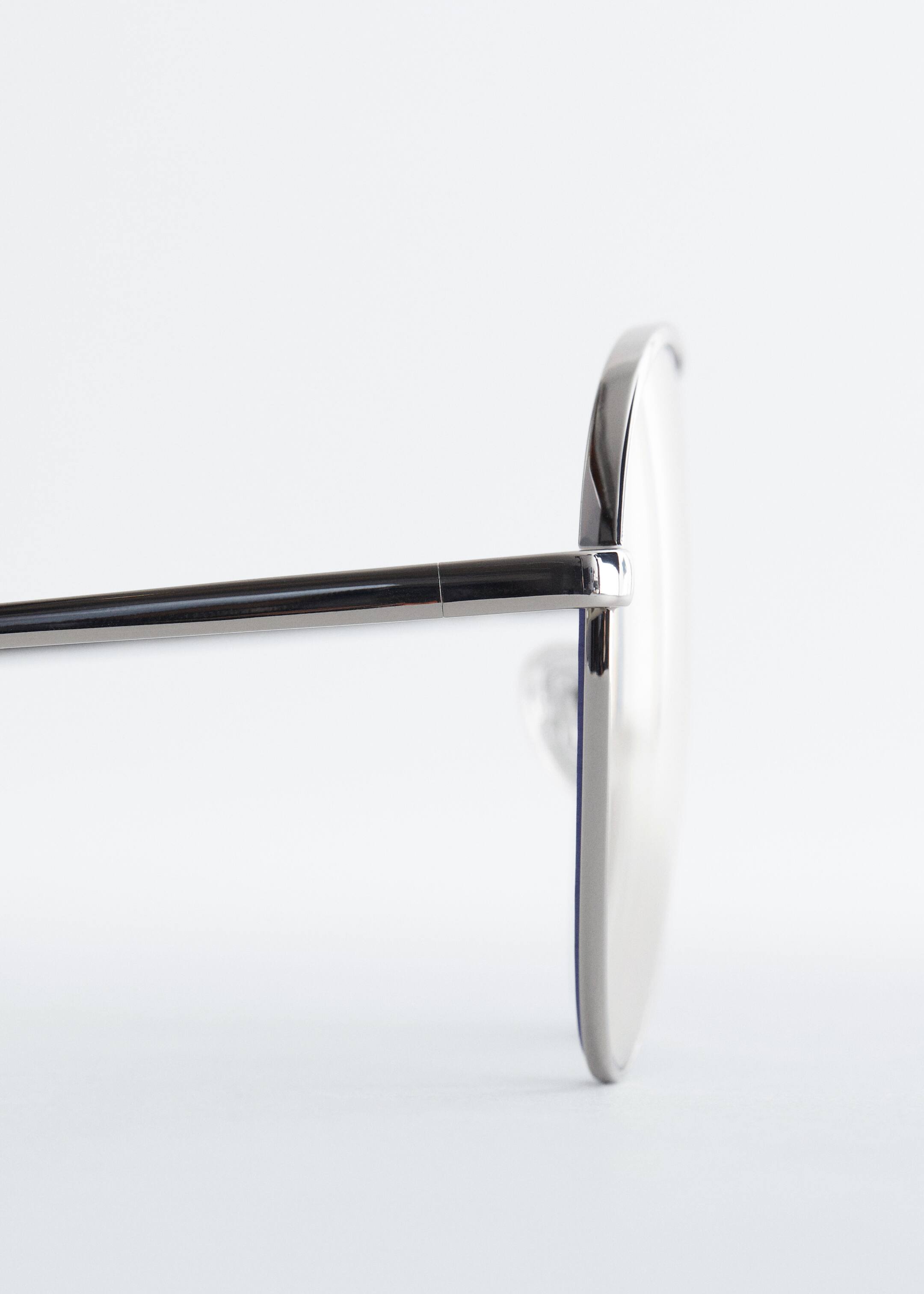 Agrandir l'image: Lunettes de soleil fines de style aviateur - Argenté/Verre transparent - FEMME | H&M BE 5