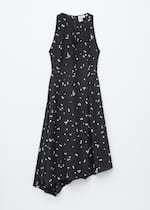 Noir/Motifs blancs
