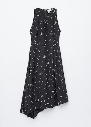 Noir/Motifs blancs