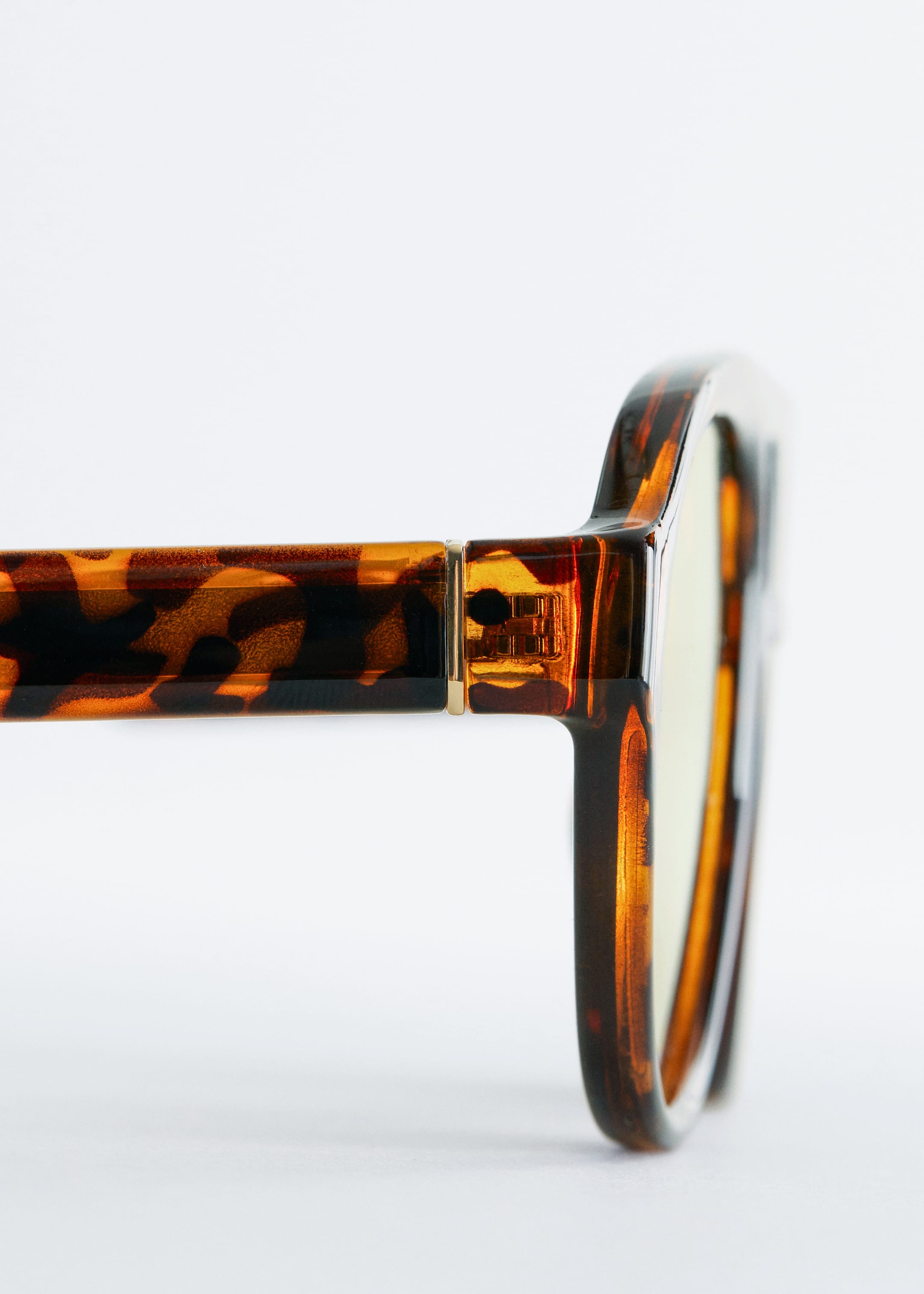 View larger image: Aviator-Frame Sunglasses - Dark Brown Tortoise/Yellow - Ladies | H&M GB 4