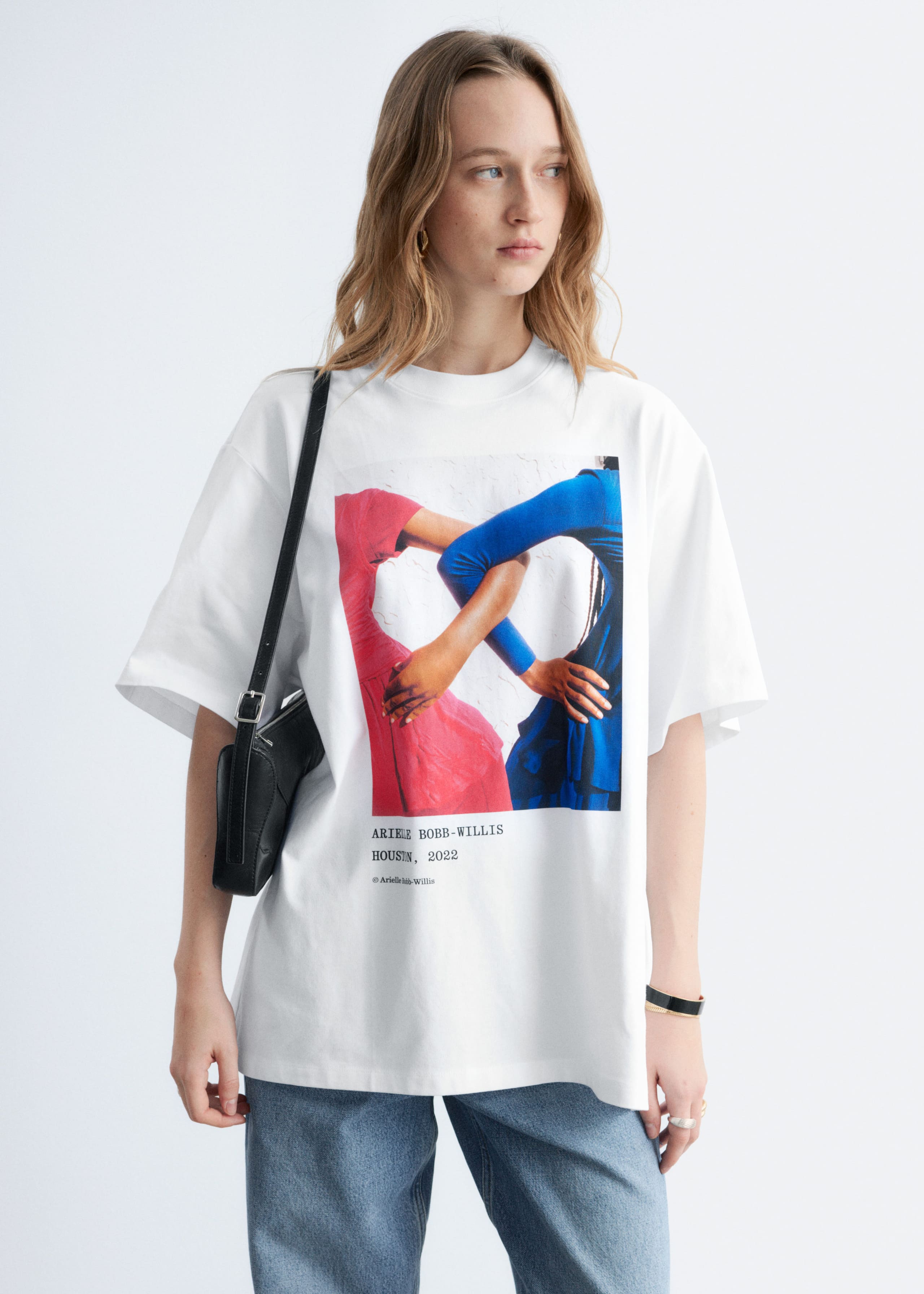 Image of Bedrucktes Oversized-T-Shirt