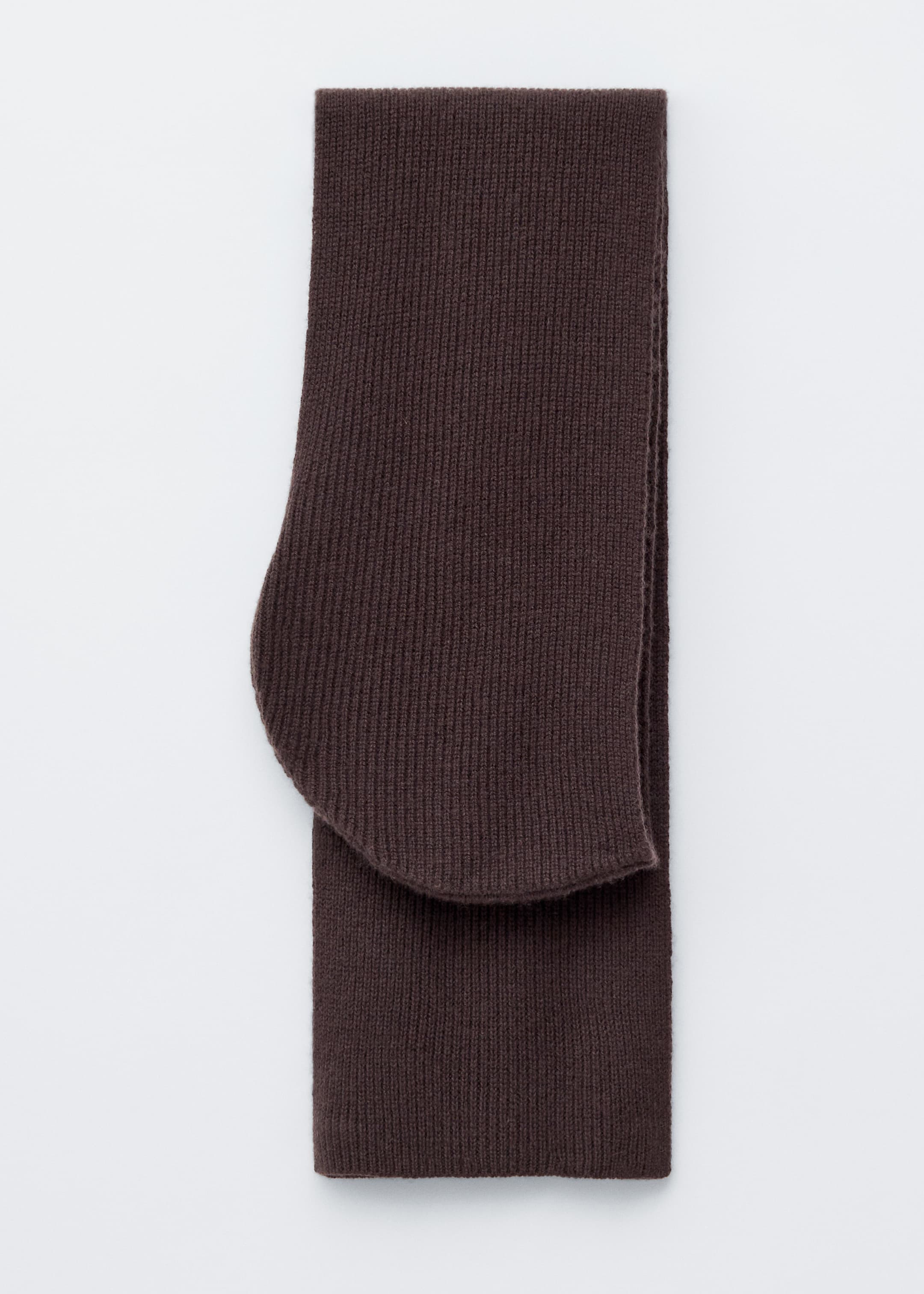 Größeres Bild ansehen: Kapuzenschal aus Wolle - Mahagoni - Ladies | H&M DE 1