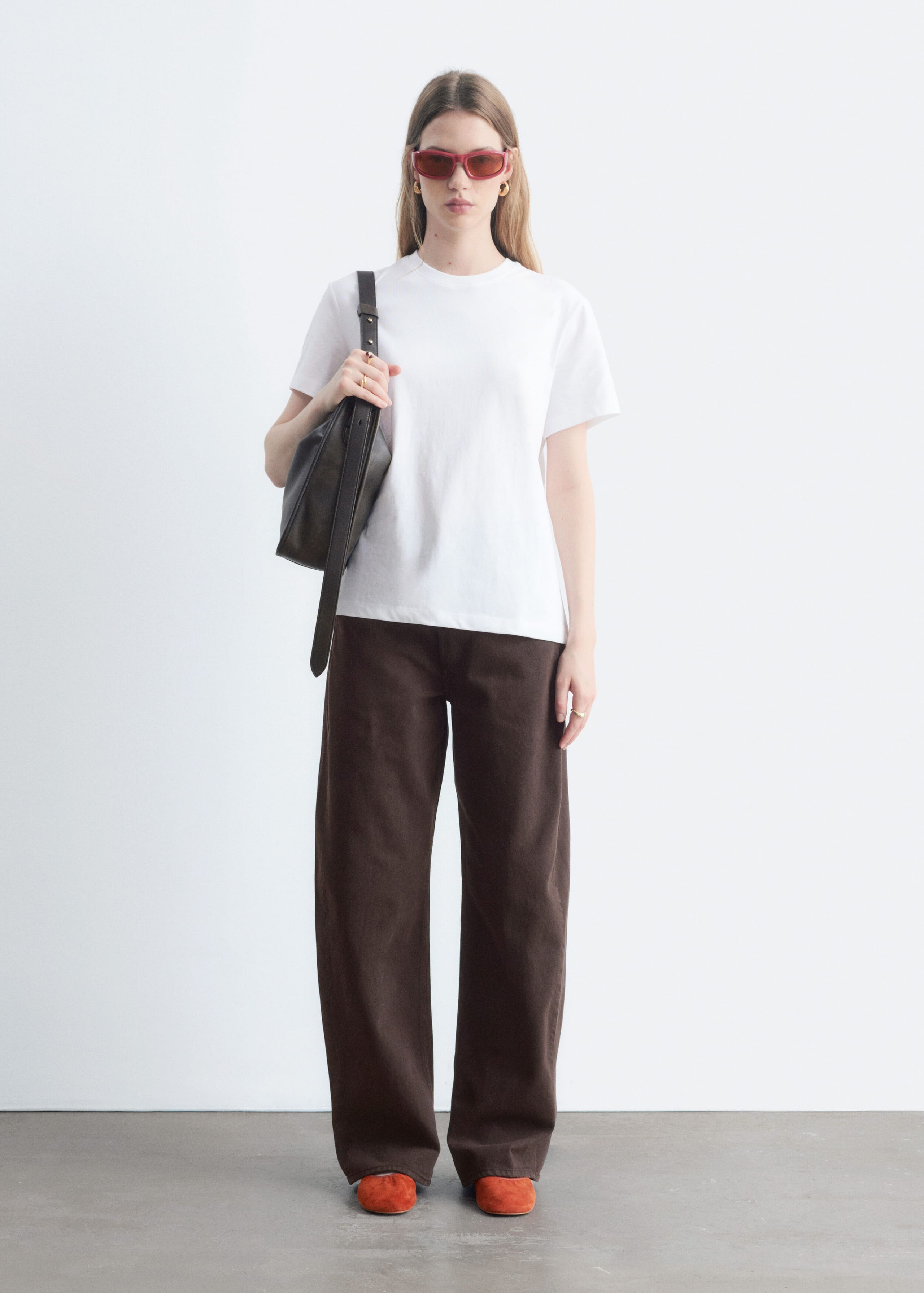 Cotton Crew-Neck T-Shirt - White - Still Life