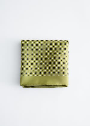 Green/Geometric Print