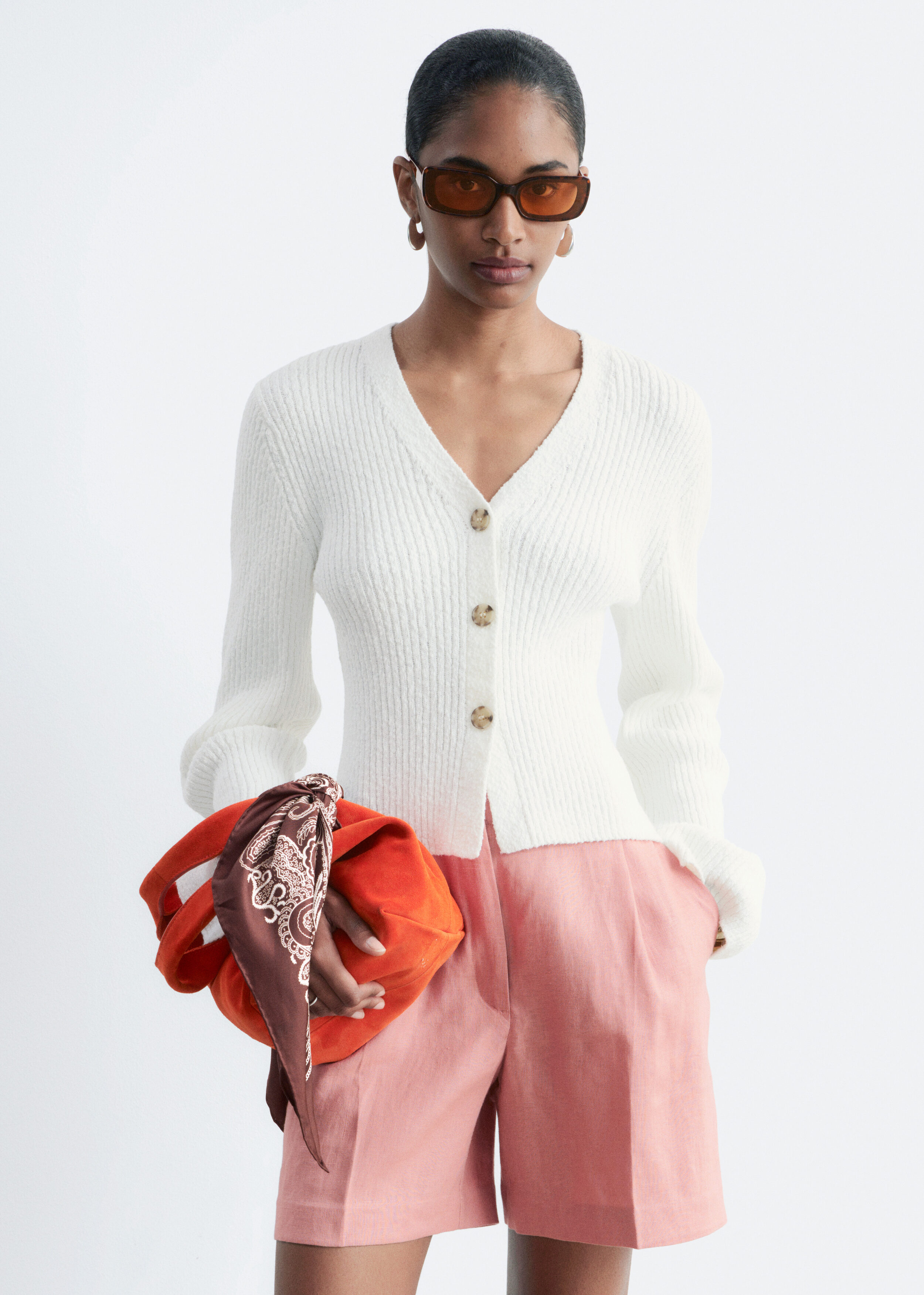 Asymmetric T-Shirt - White - T-shirts - & Other Stories US