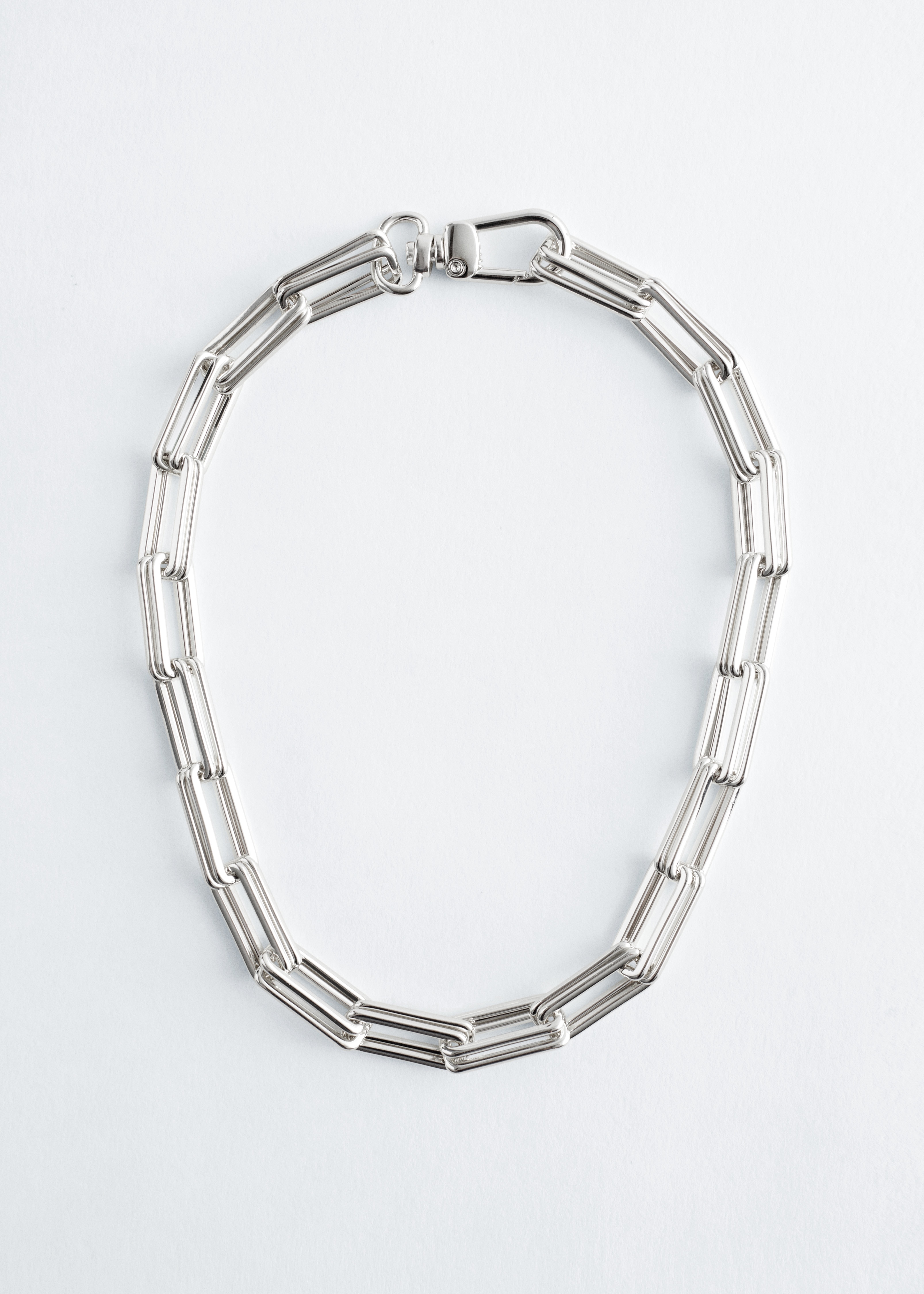 Collana a catena con maglie chunky - Silver/Oro