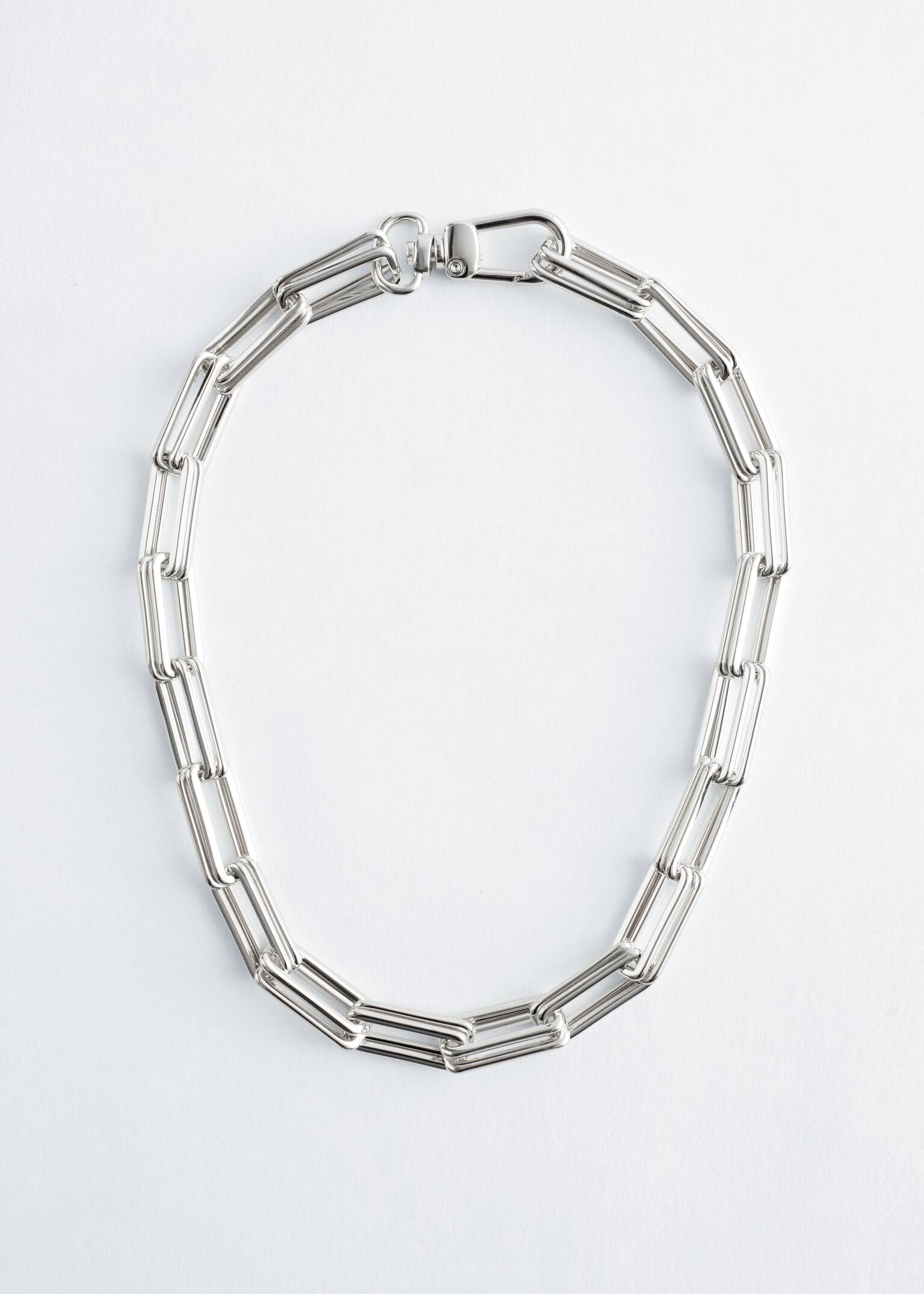 Chunky Chain Link Necklace - Ezüst/Arany
