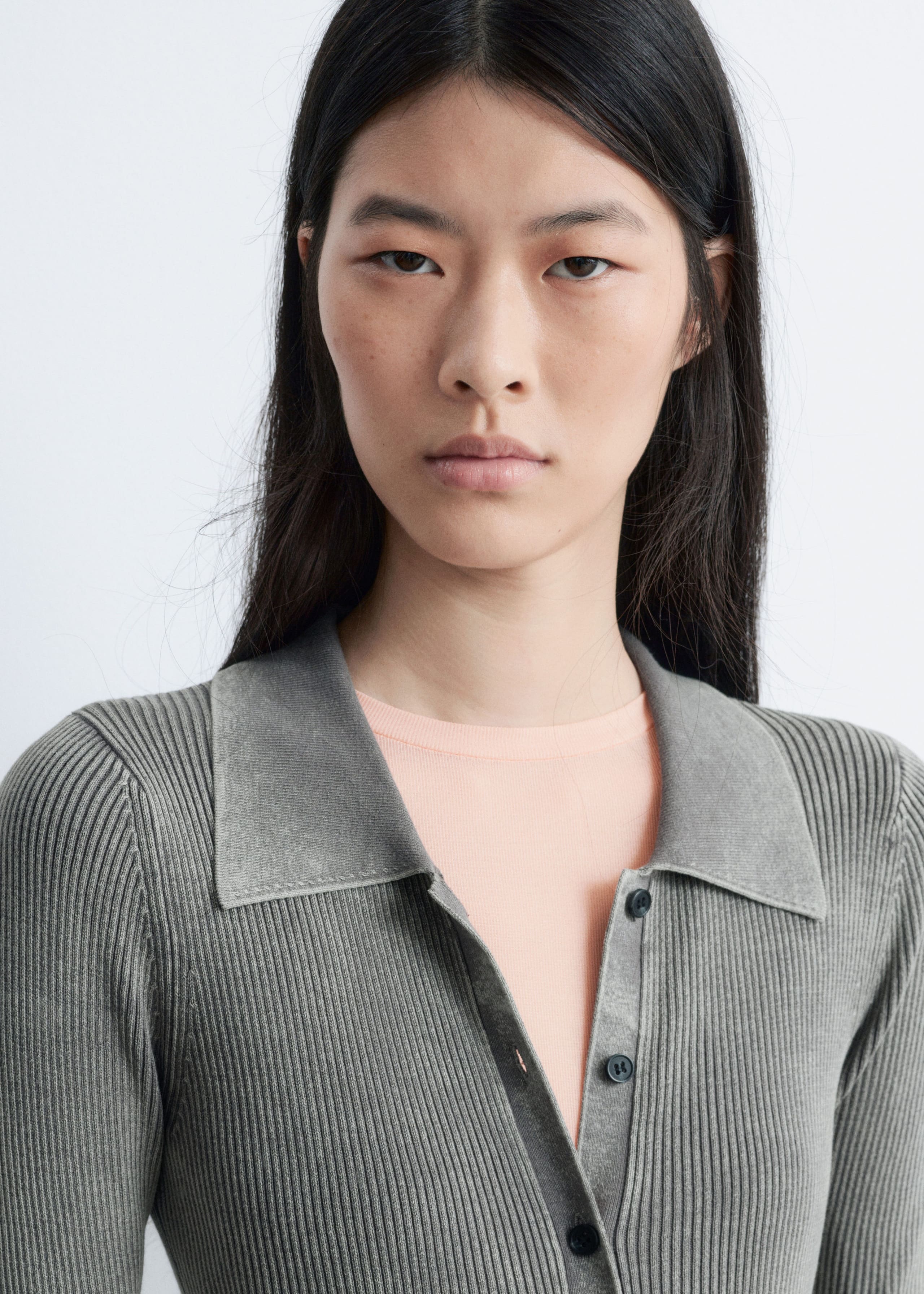 Image of Jersey Midi Shirt Dress