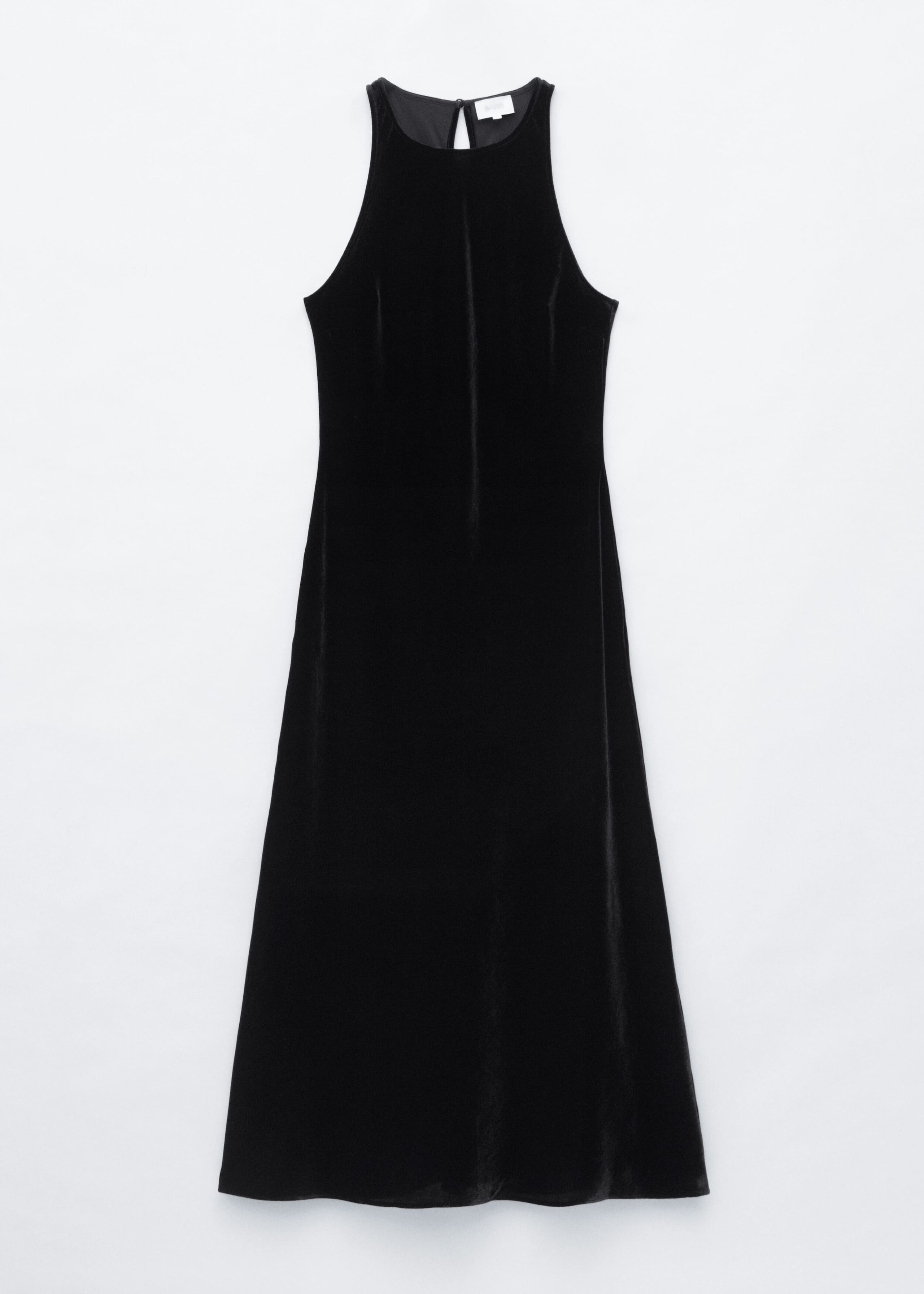 Sleeveless Satin Midi Dress - Black - Still Life