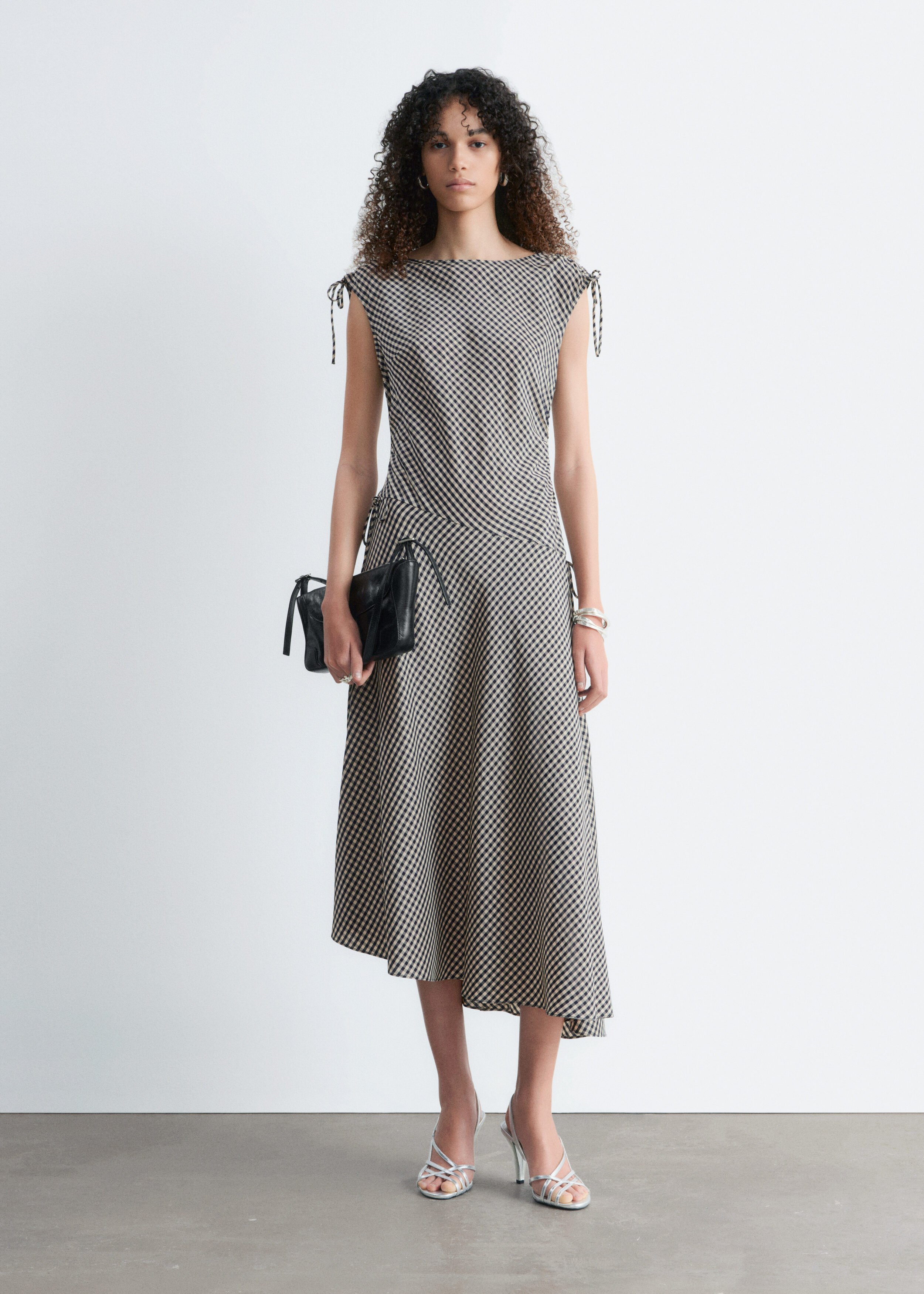 COS ASYMMETRIC PANELLED DENIM MIDI DRESS | King's Cross