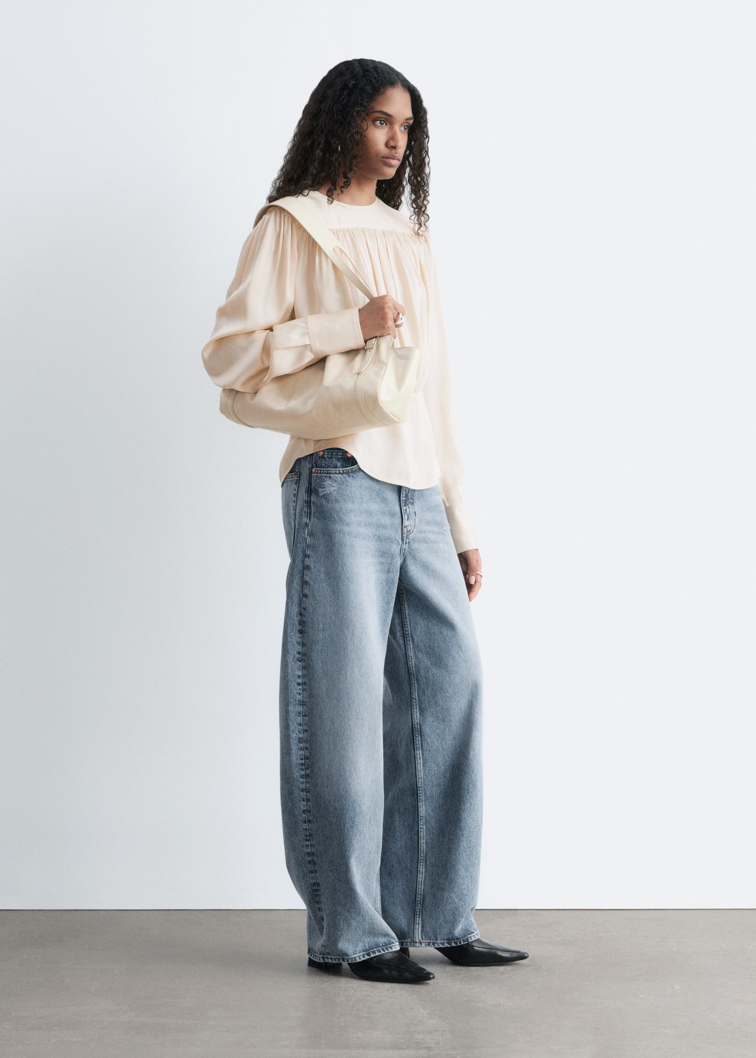 Image of Blusa con arricciature