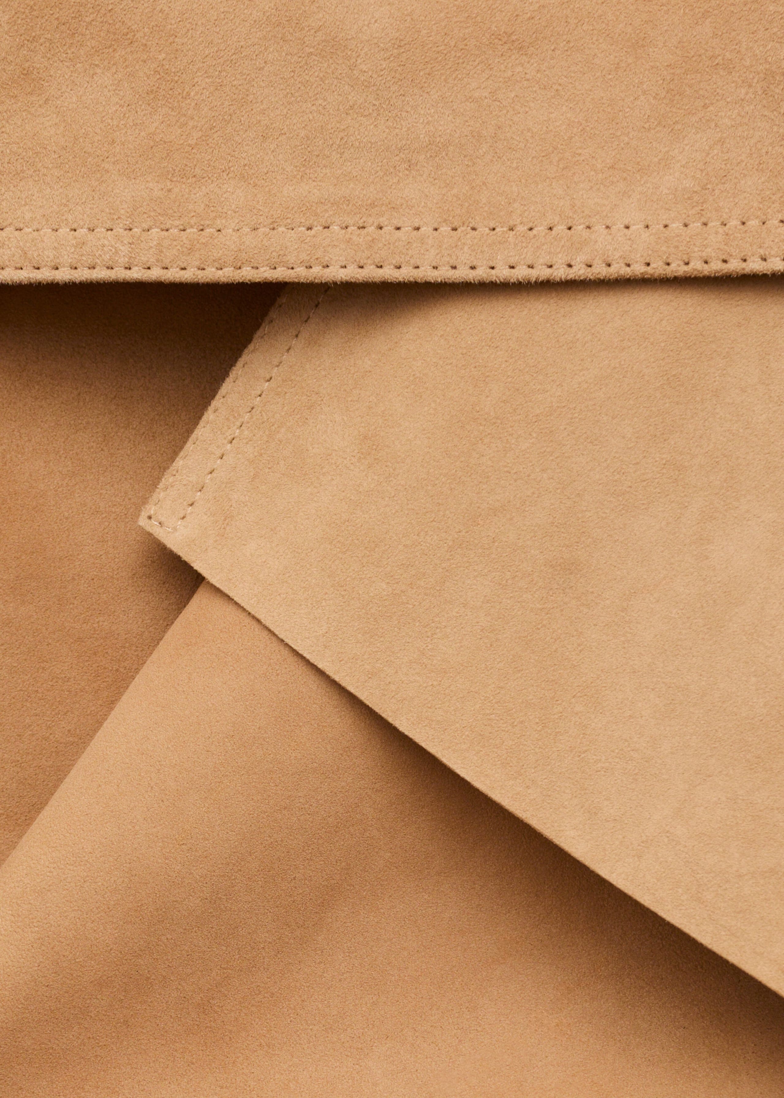 Suede Mini Skirt - {{variantName}} - Descriptive Detail