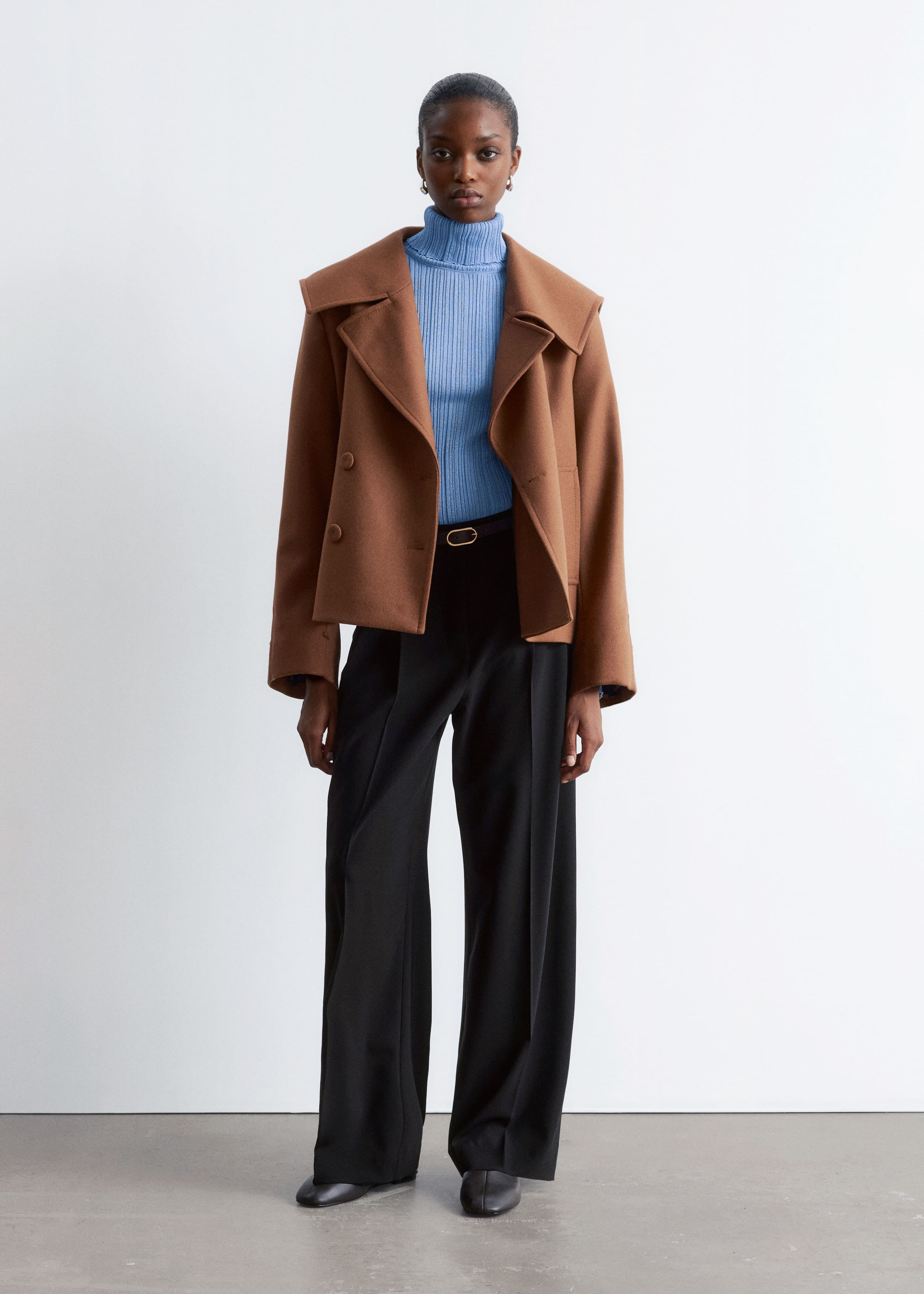 Image of Tailored Wool Trousers