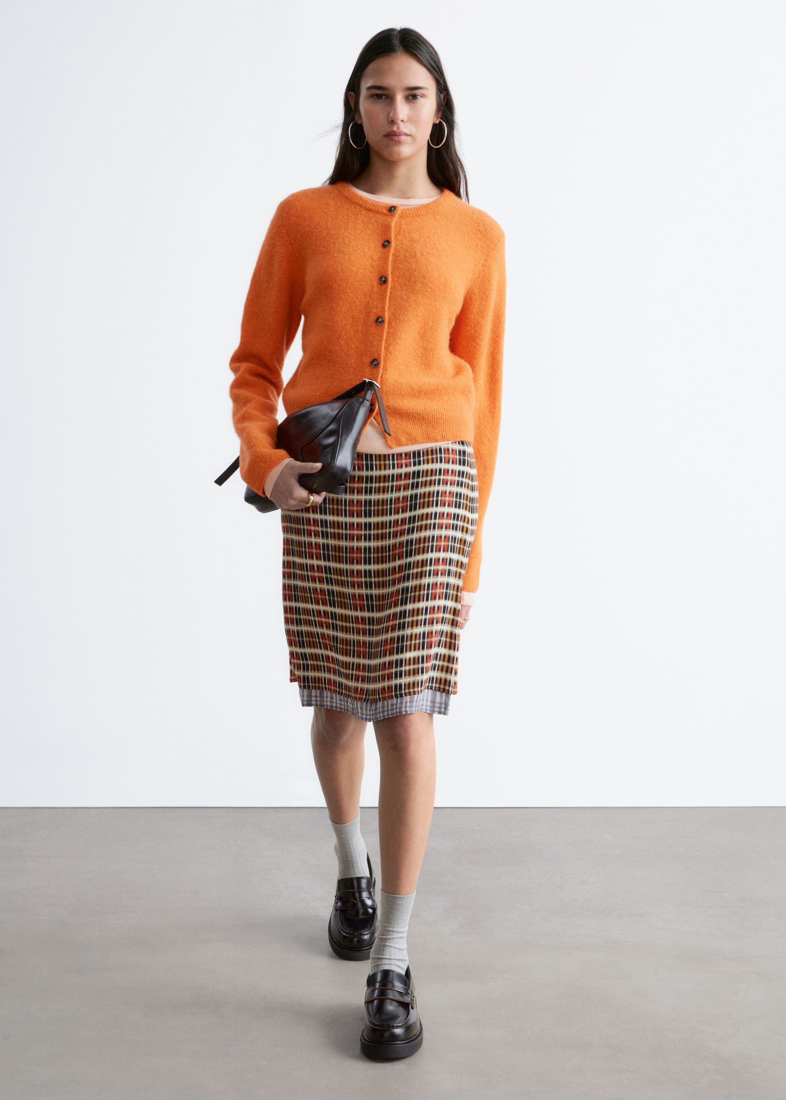 Image of Alpaca-Blend Cardigan