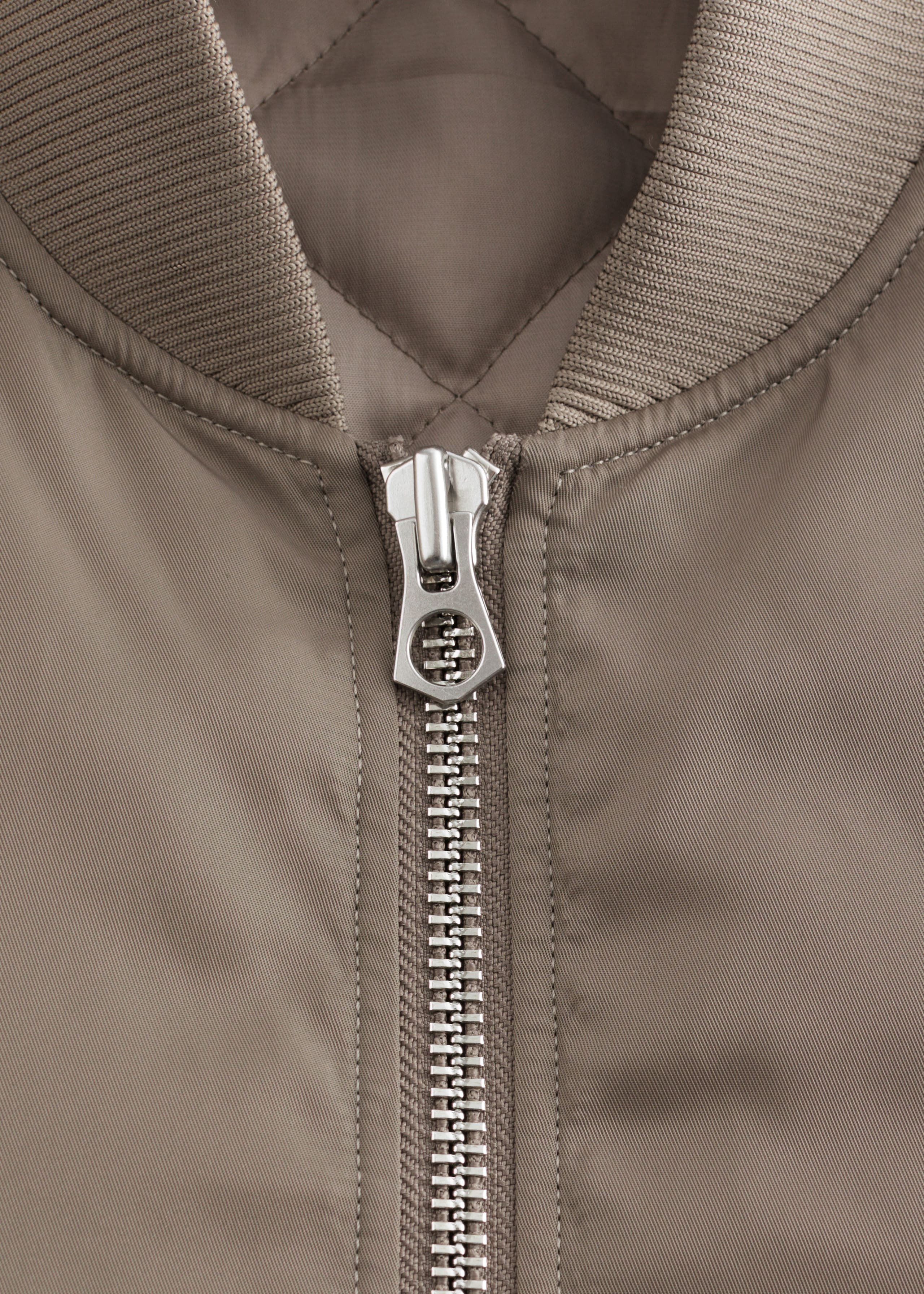 Image of Veste style bomber longue