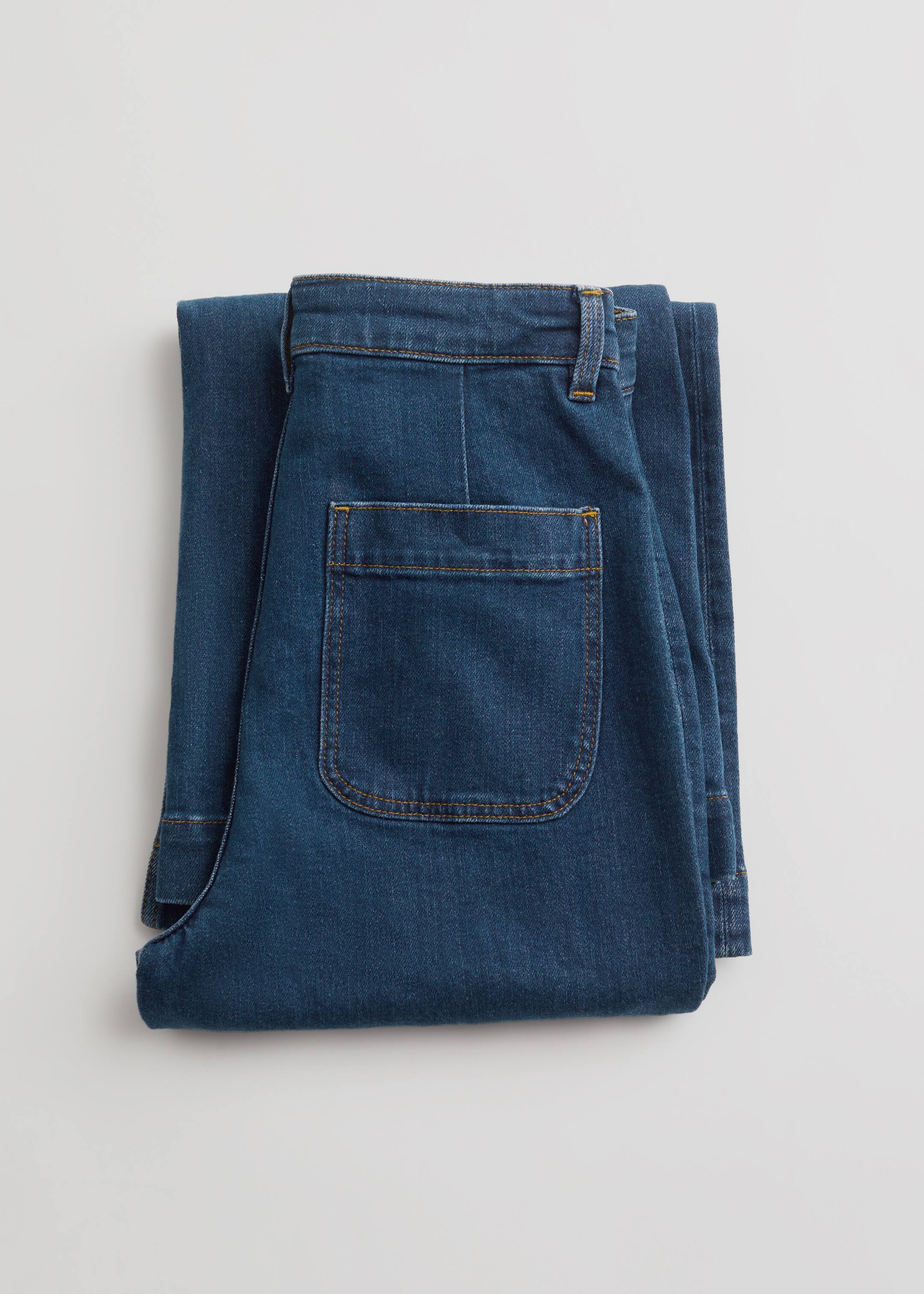 Visa större bild: Utsvängda jeans - New blue - DAM | H&M SE 8