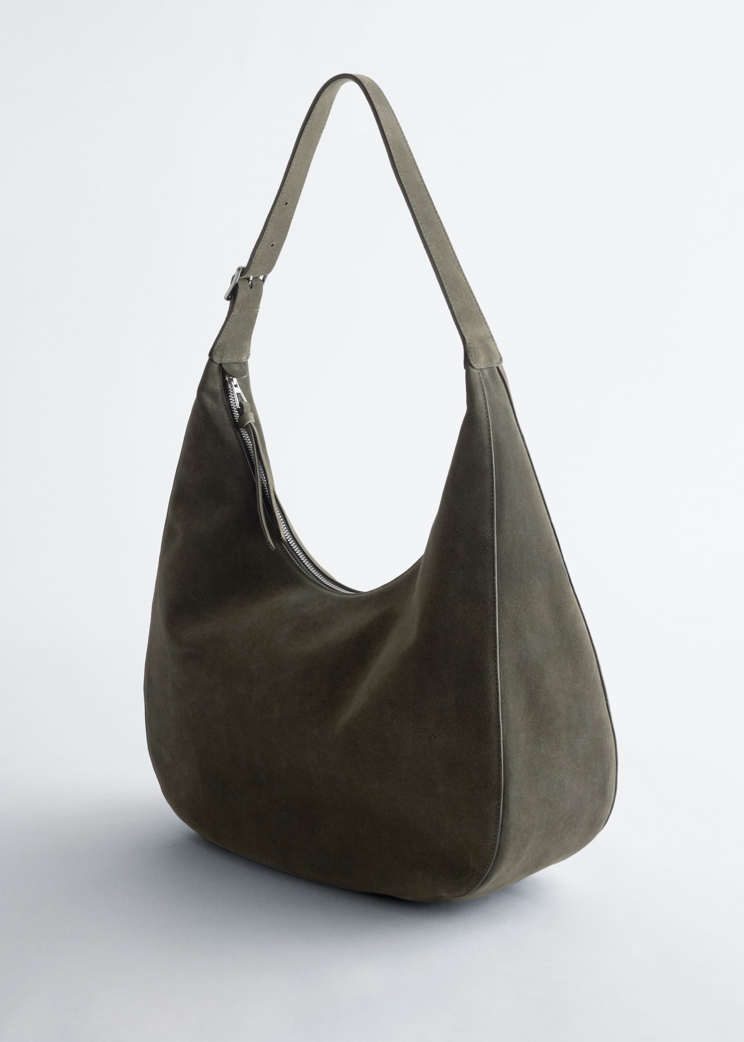 Image of Suede Shoulder Bag