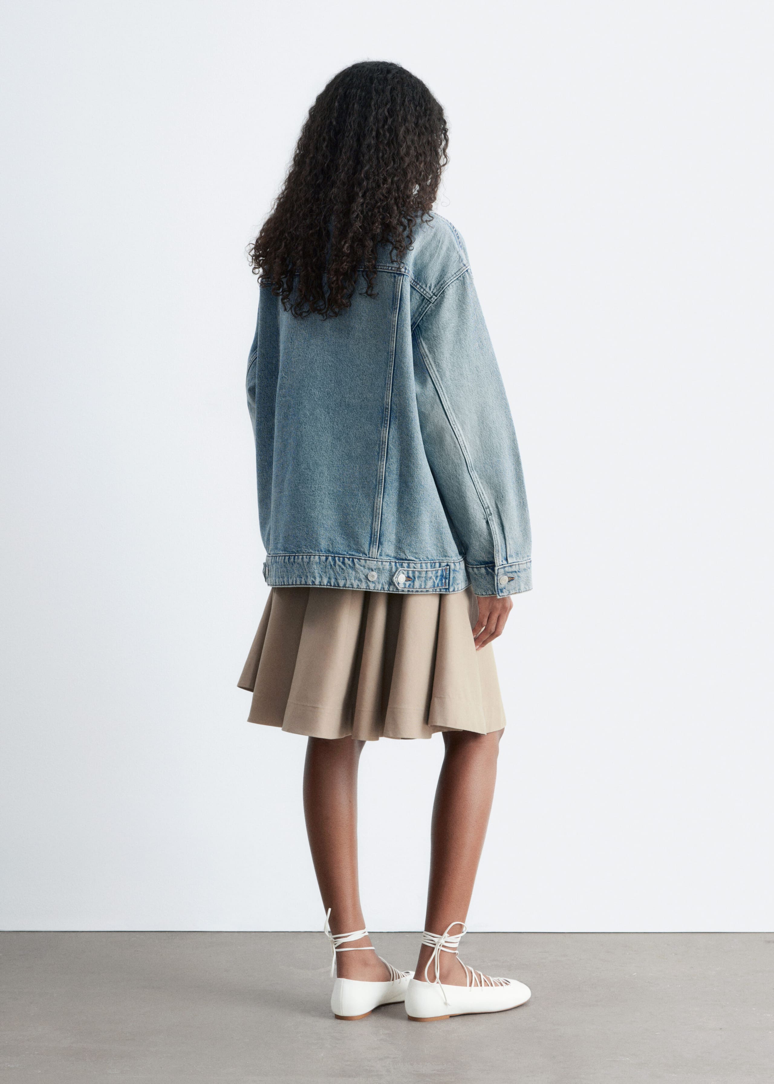 Image of Kurtka oversize z denimu