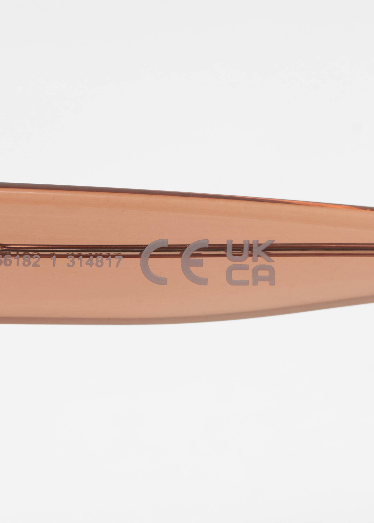 Chunky Aviator Sunglasses - Beige - 2