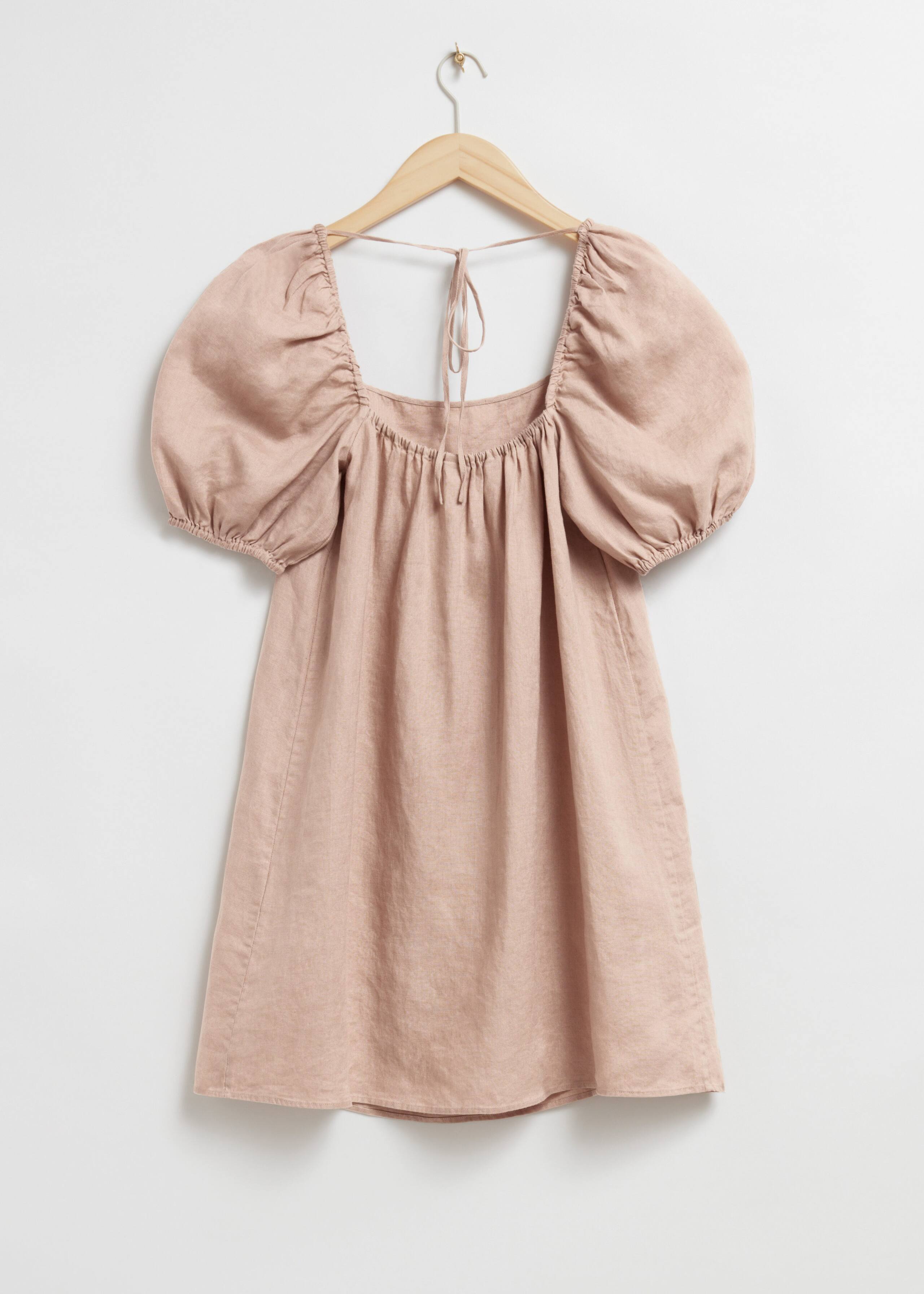Linen Mini Dress - Beige - Still Life