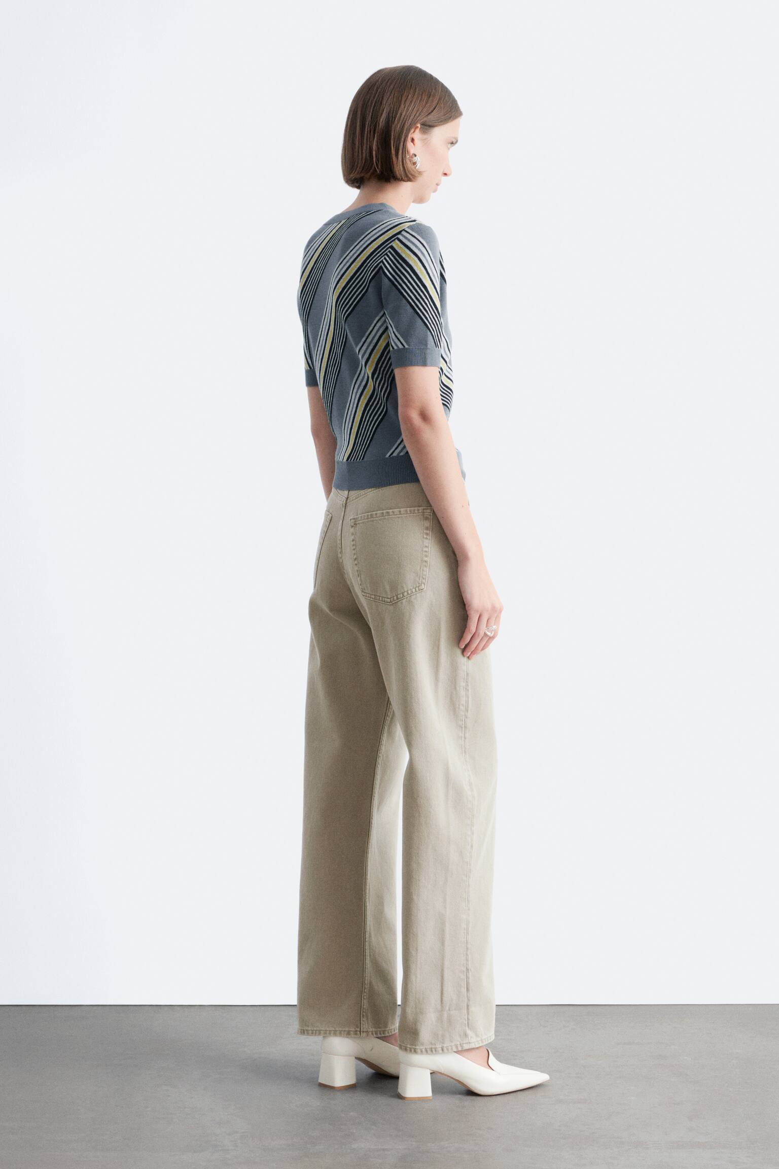 Barrel Leg Jeans - Ljus kaki/Mellanblå/Rostbrun/Mörkblå/Vit/Ljusblå - 4