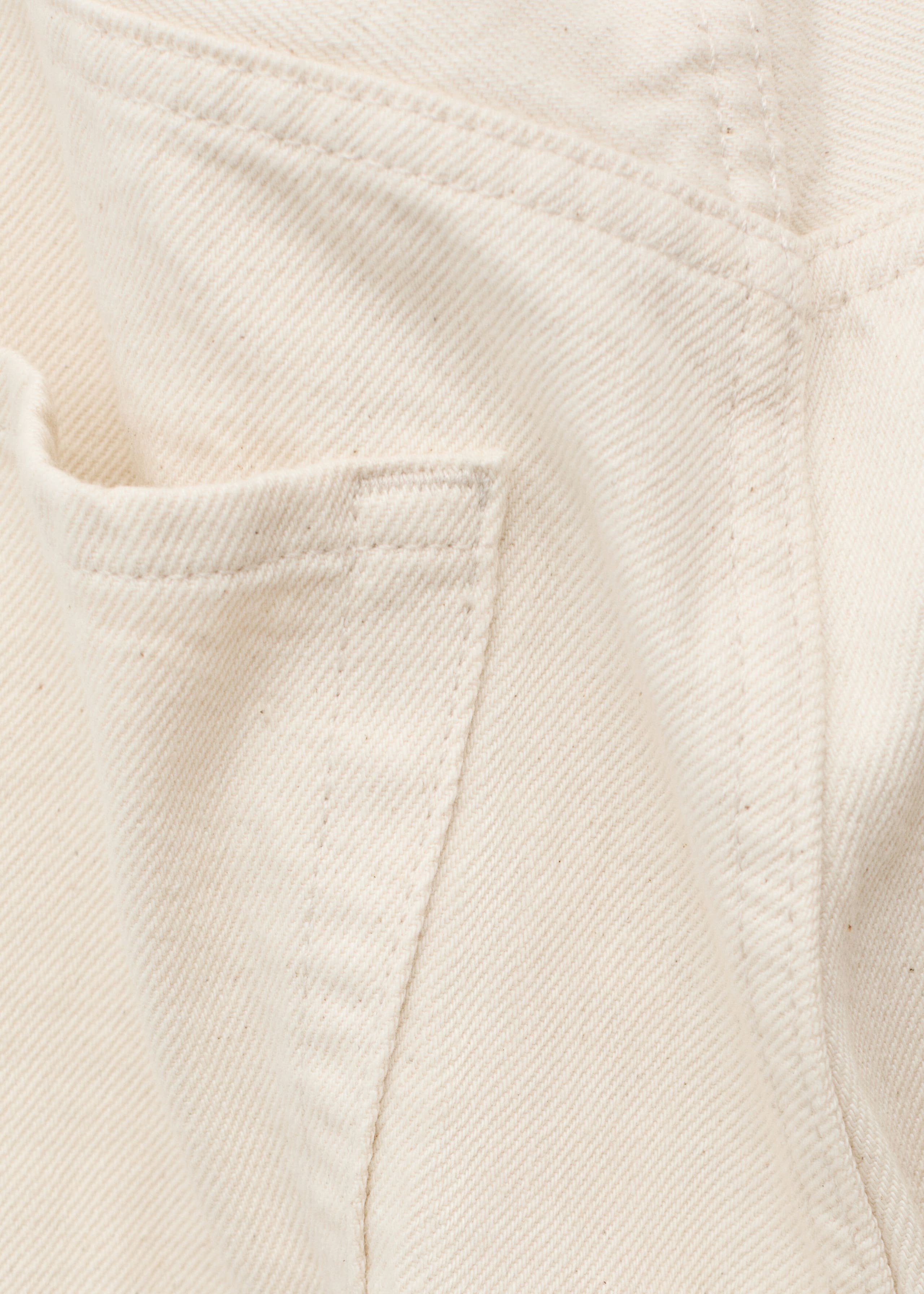 Barrel-Leg Jeans - Cream - Lookbook
