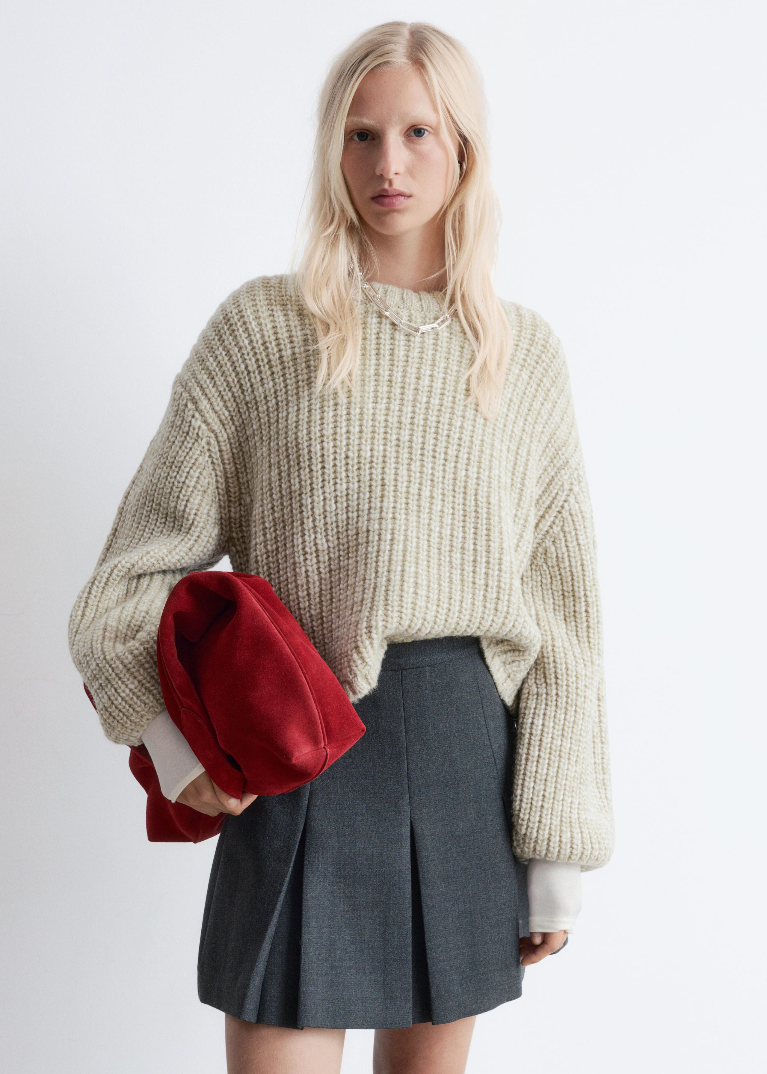 Image of Mottled Knit Jumper