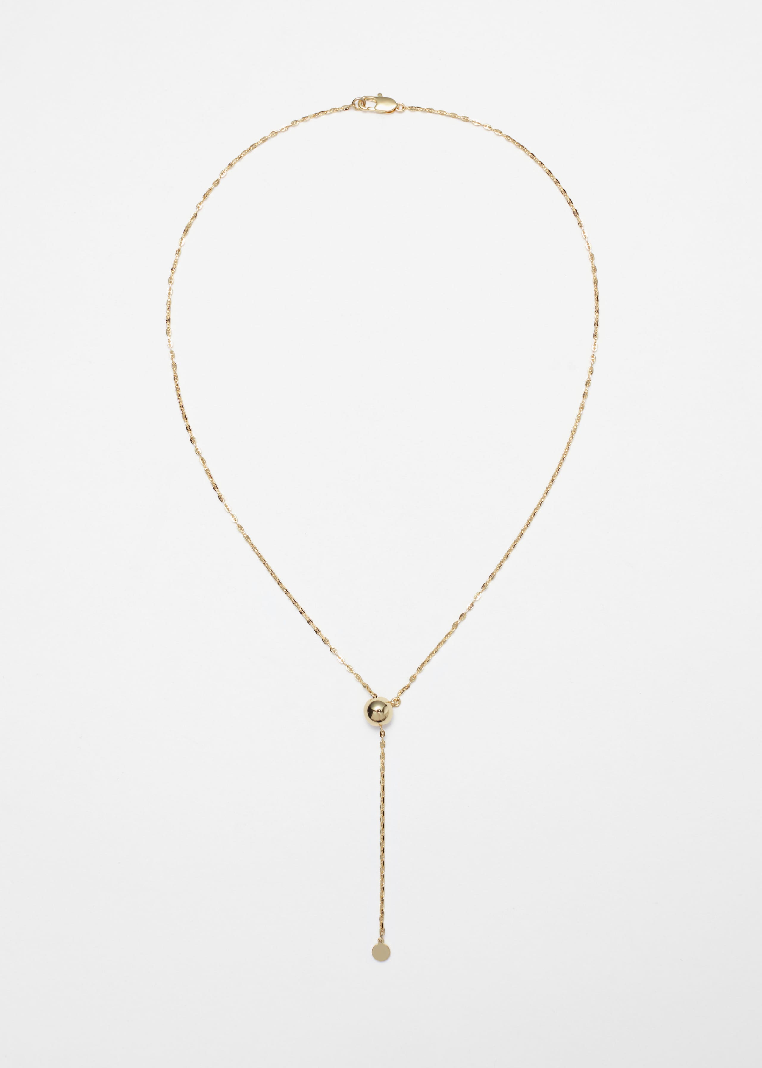 Collana Y Lariat Boho Con Pietra Di Luna Oro - Collana Minimalista A Goccia Per Donna