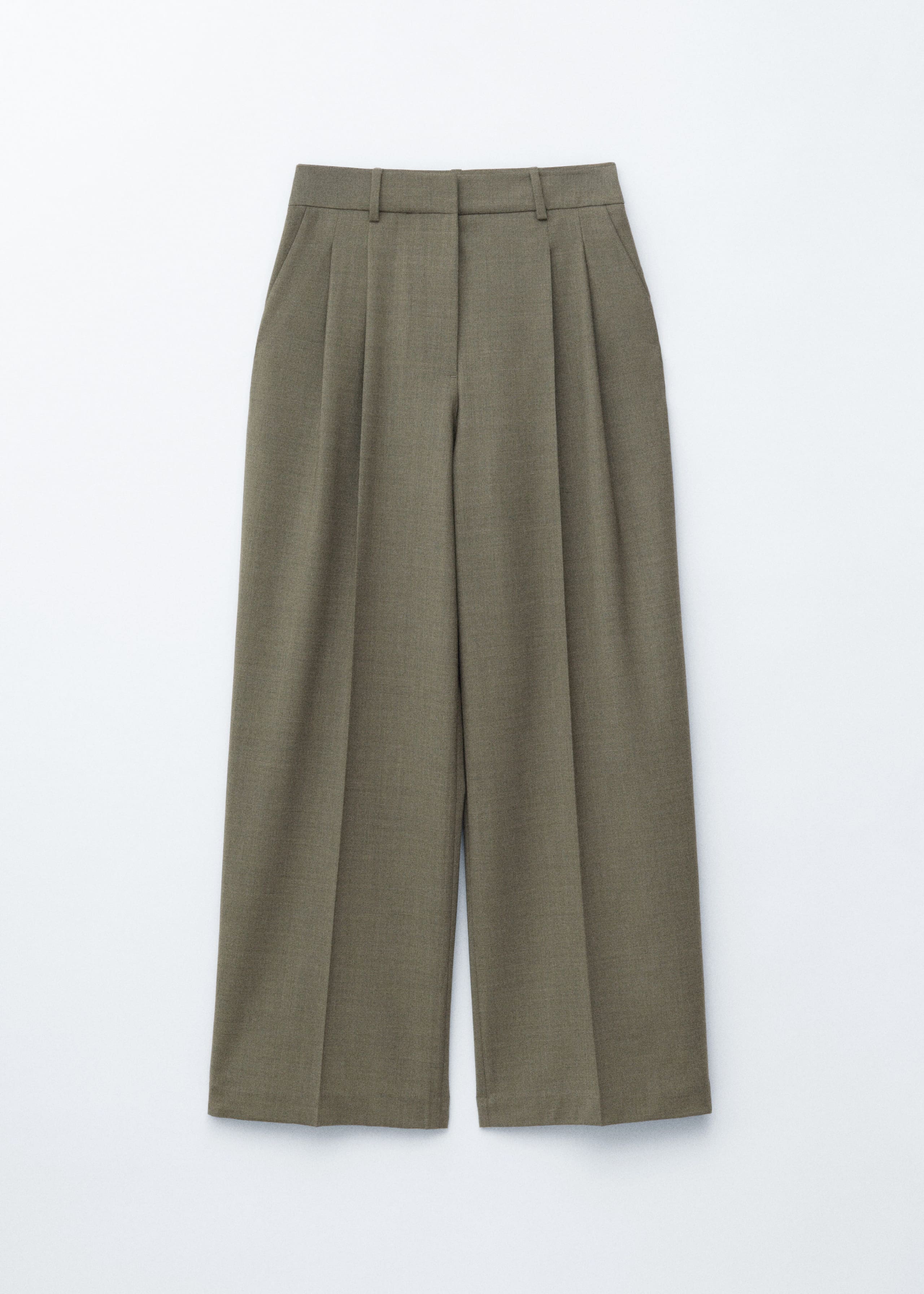 Image of Tailored Wool Trousers