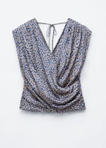 Beige/Blau