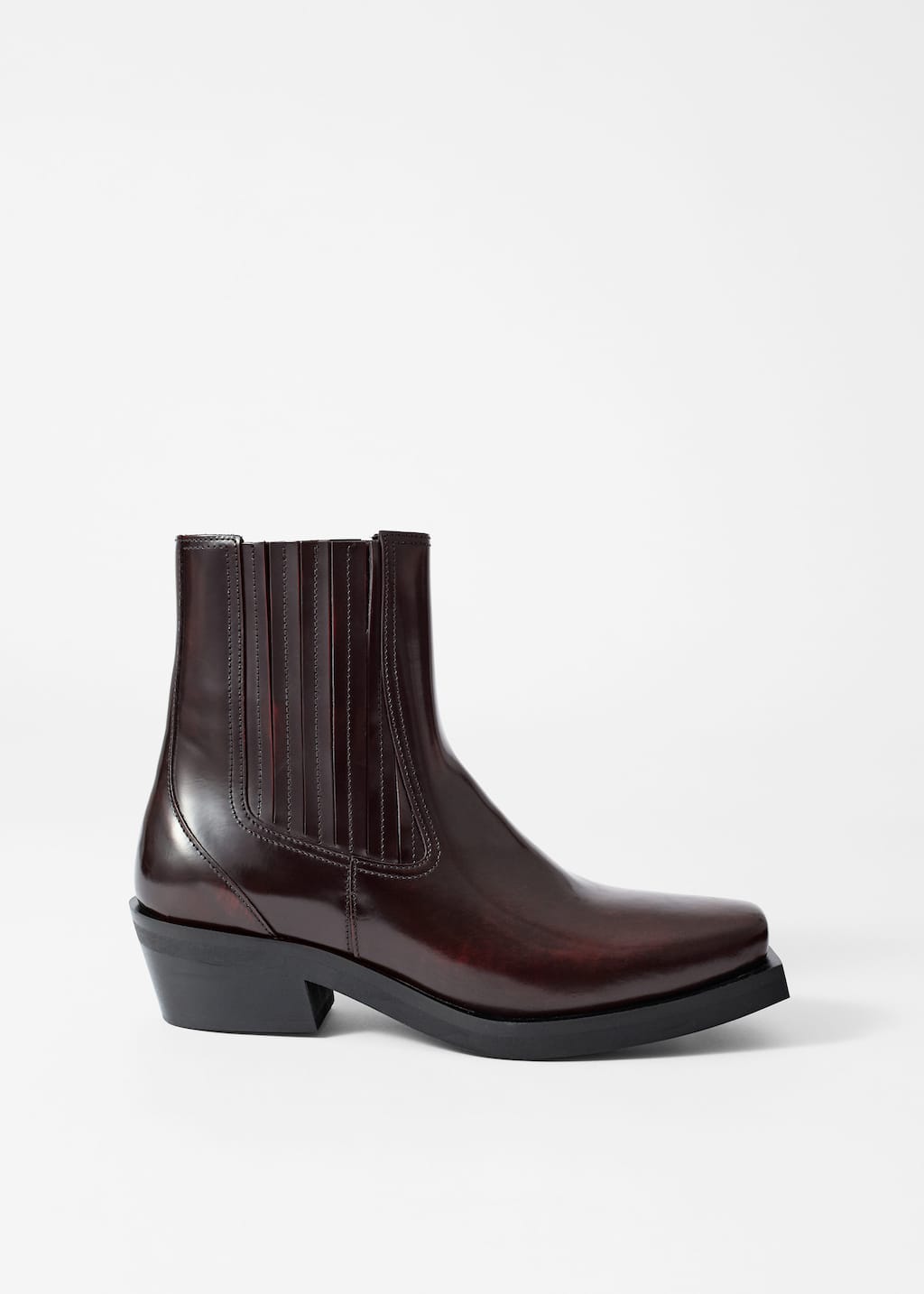 Image of Chelseaboots i läder