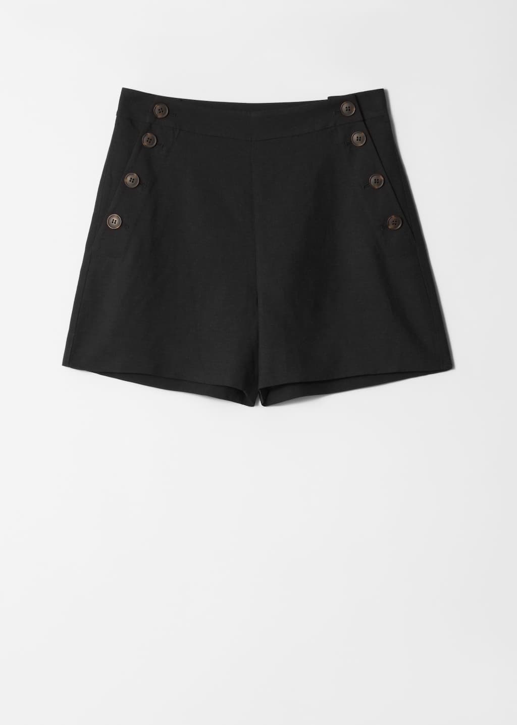 Image of Buttoned Sailor Shorts
