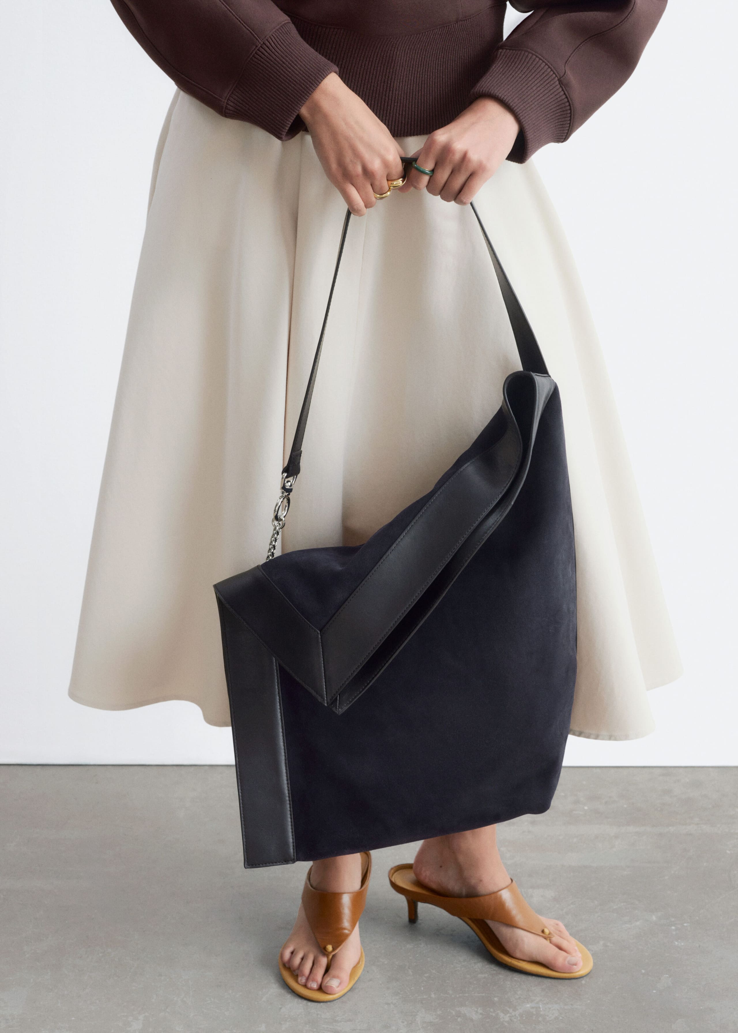 Hobo Bag - Dark Blue - Lookbook