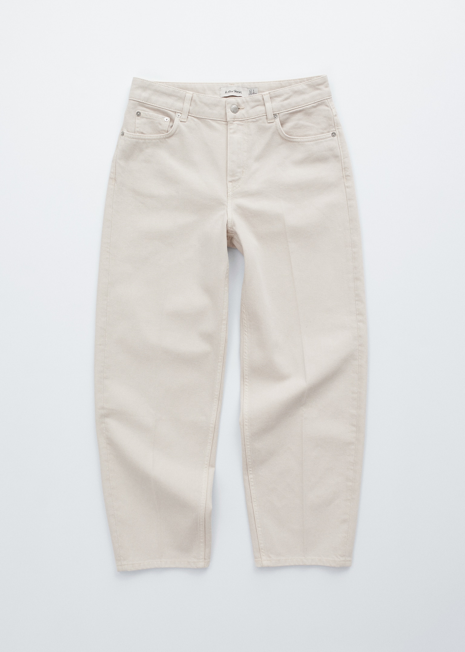 Tapered Jeans - Cream White/Medium blue/Black/Light Blue/Beige - 2
