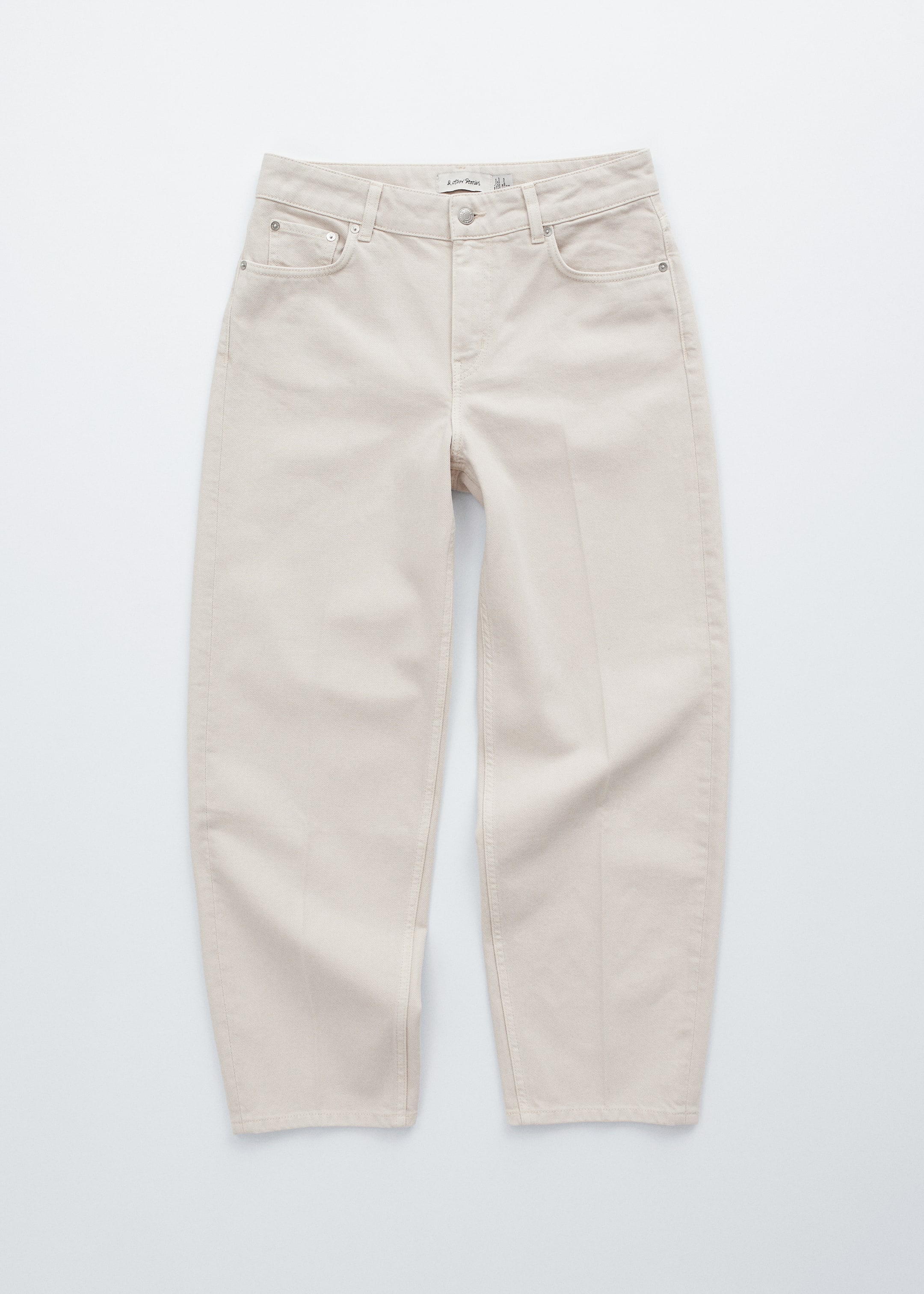 Grotere afbeelding bekijken: Tapered Jeans - Crèmewit - DAMES | H&M BE 6