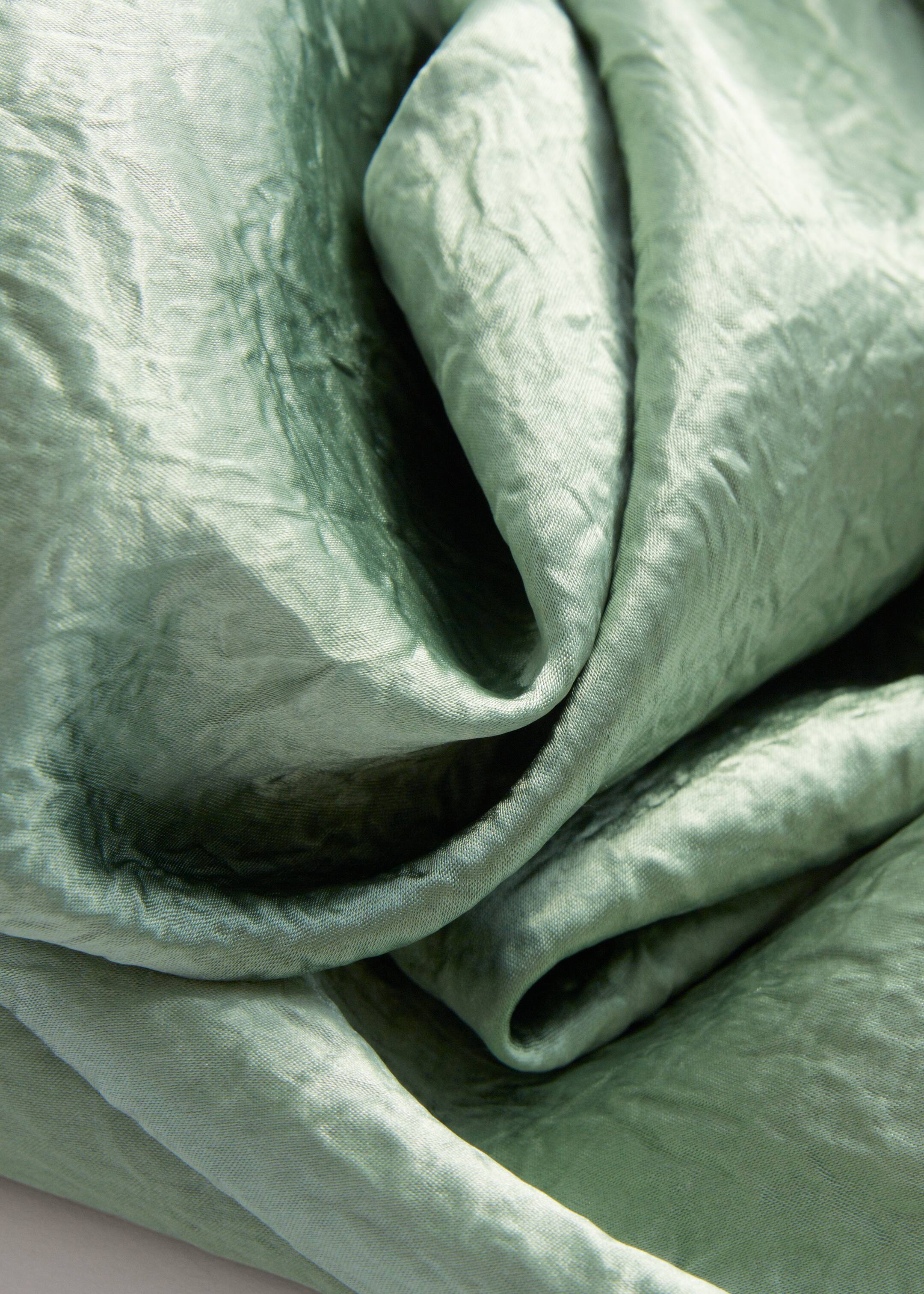 Visualizza immagine più grande: Abito midi in raso con taglio di sbieco - Verde - DONNA | H&M IT 2