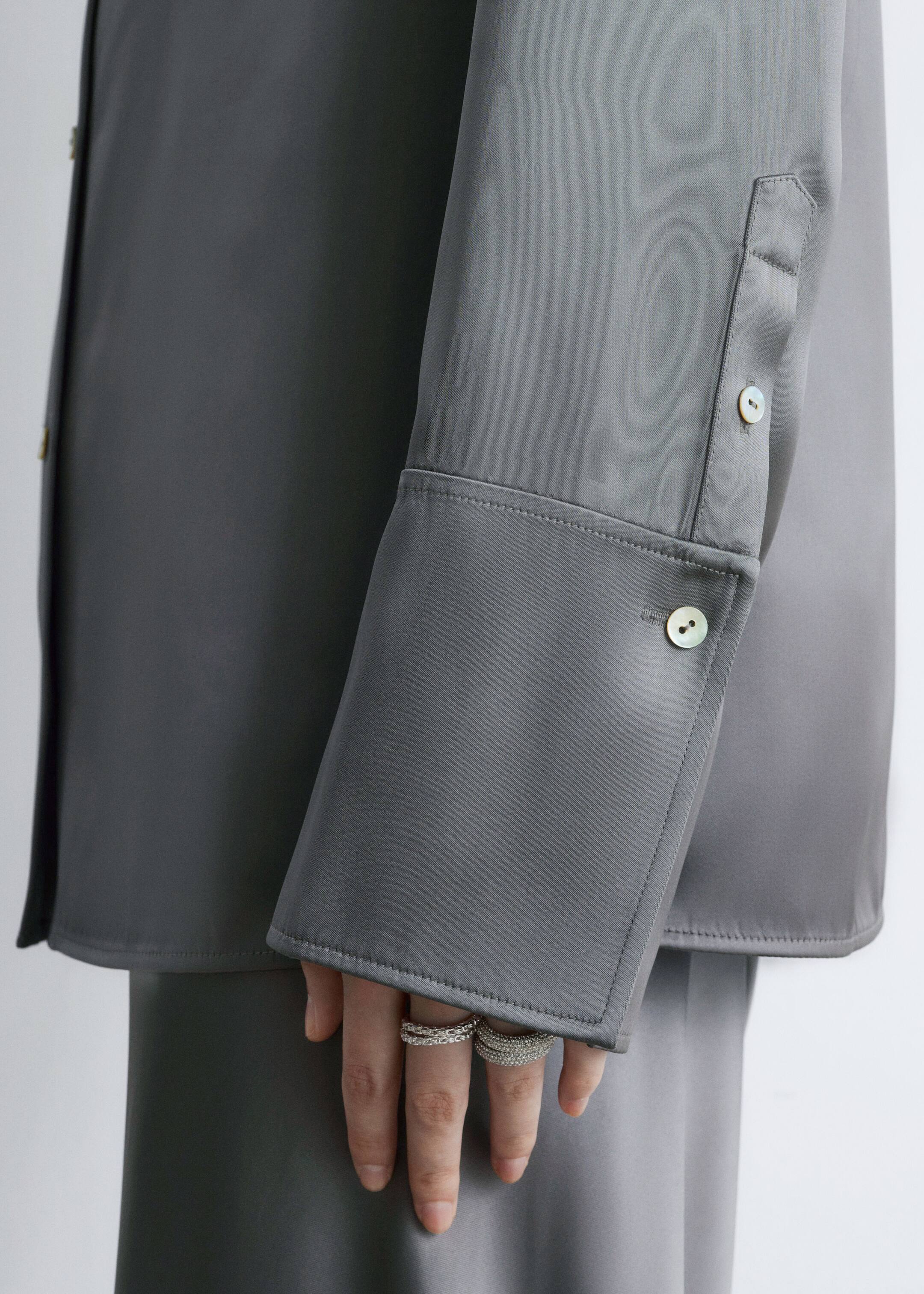 Se større billede: Satinskjorte - Grå - DAME | H&M DK 5