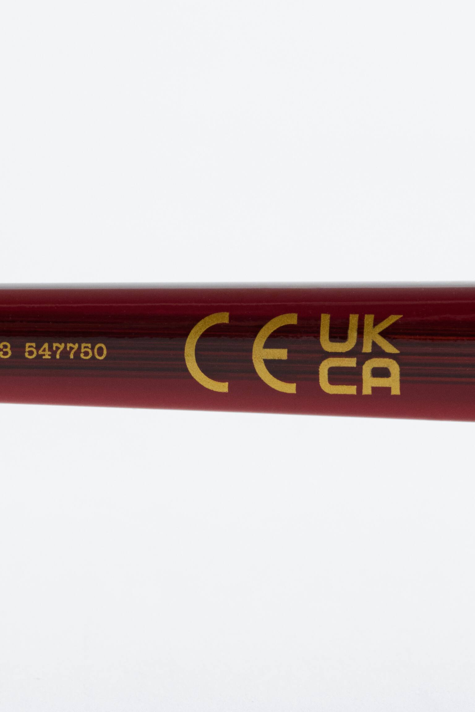 Γυαλιά Ηλίου Με Λεπτό Οβάλ Σκελετό - Μπορντό/Μαύρο - 5