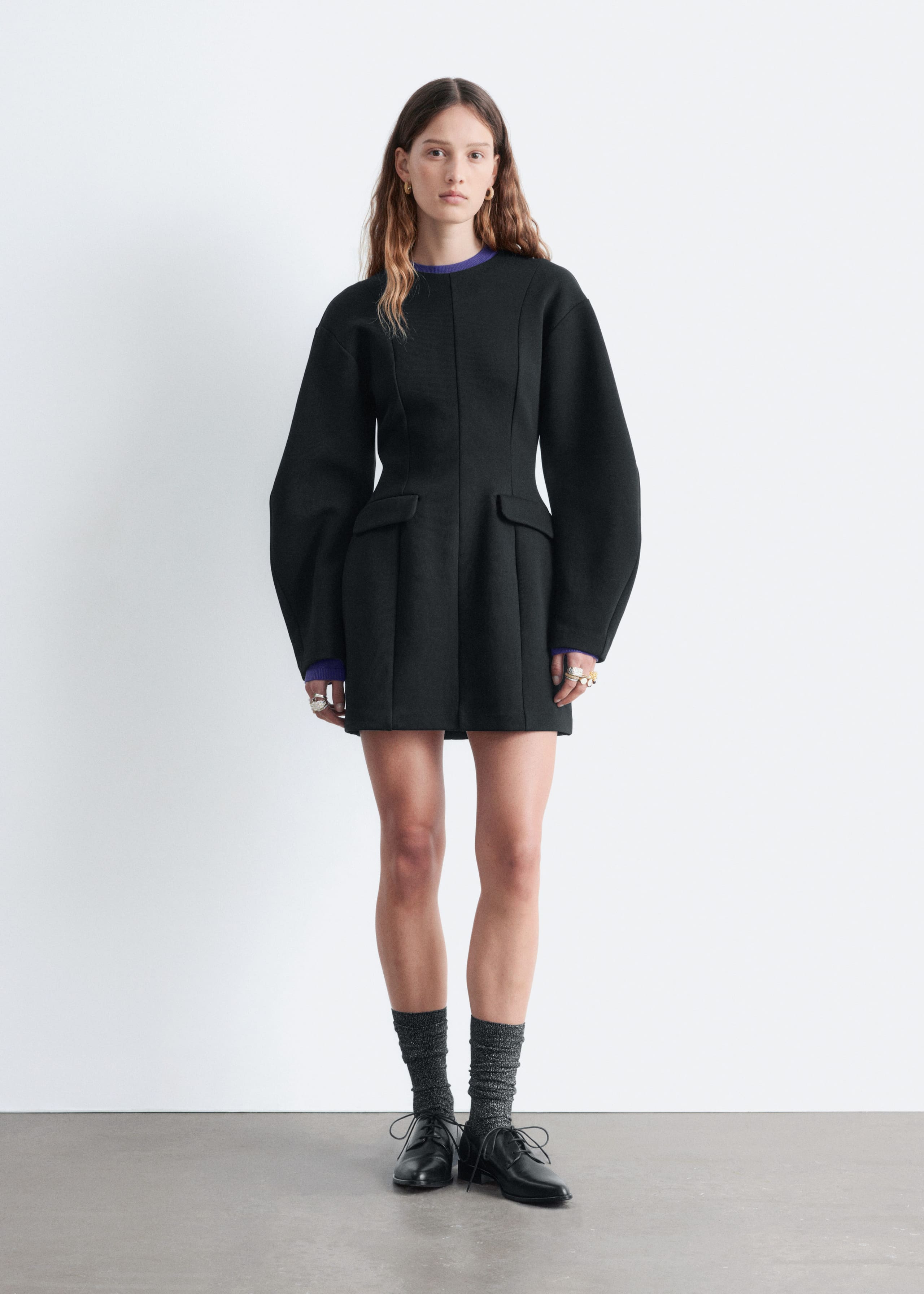 Image of Sculpted Mini Dress