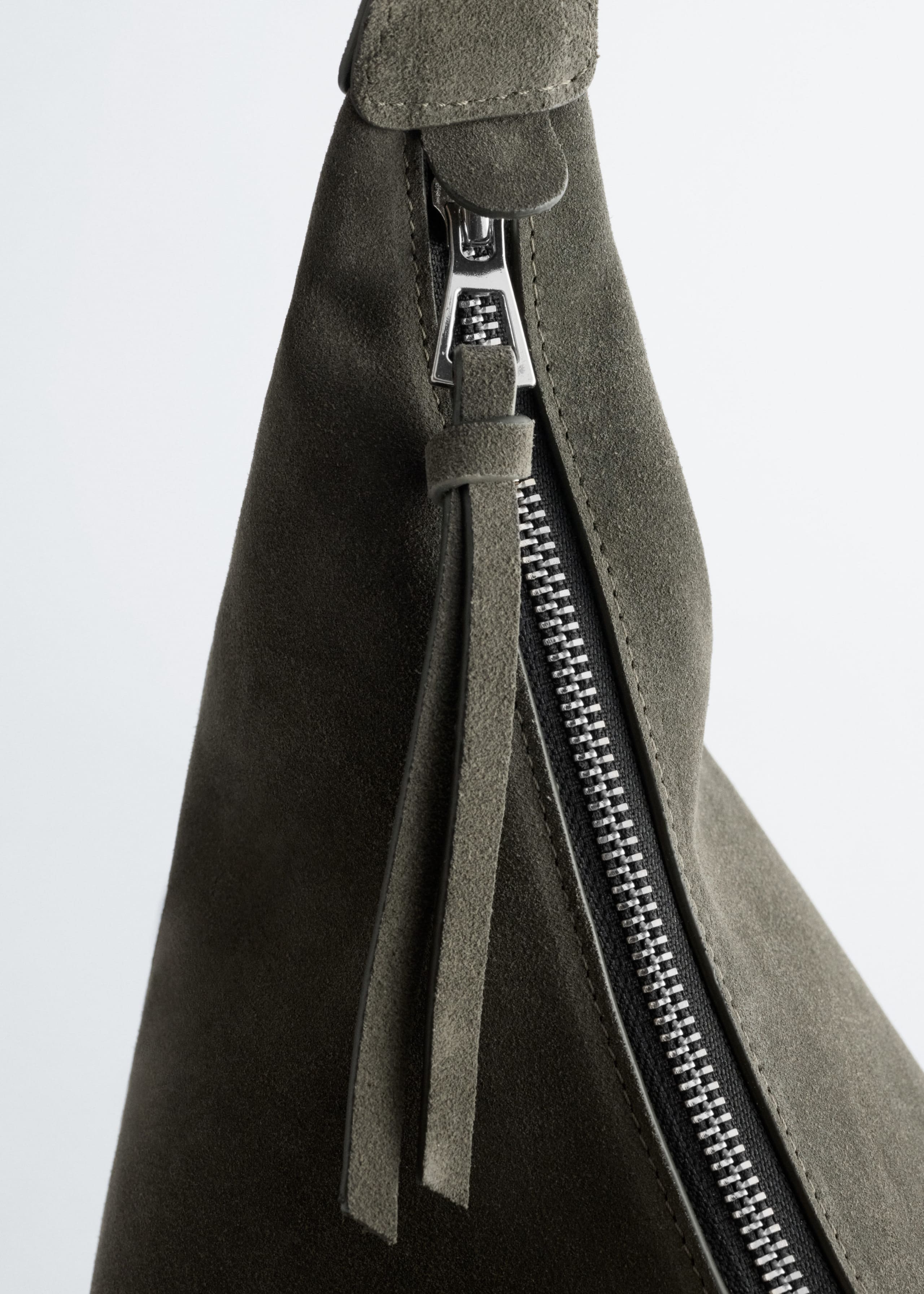 Image of Suede Shoulder Bag