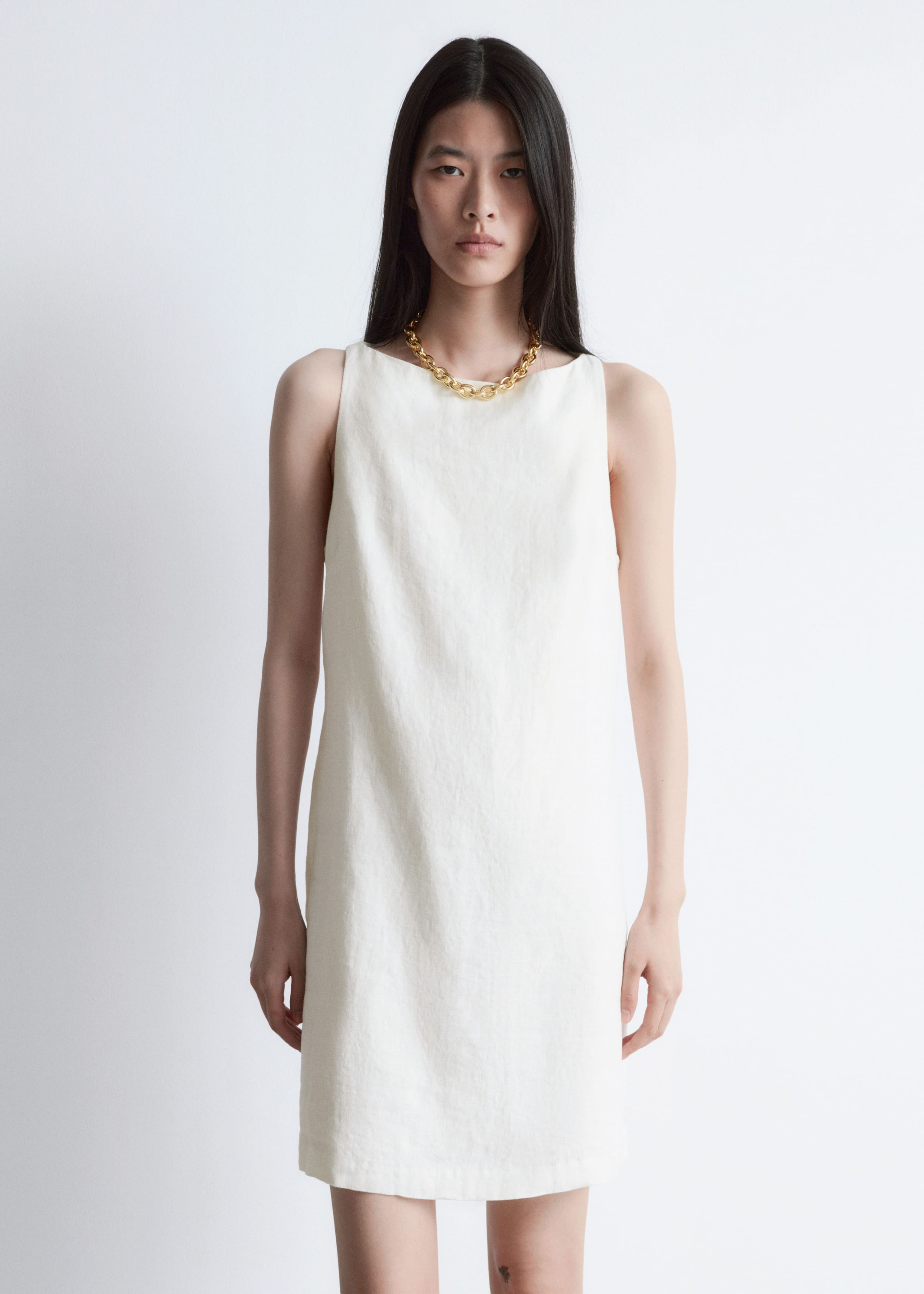 Image of Minikleid aus Leinen